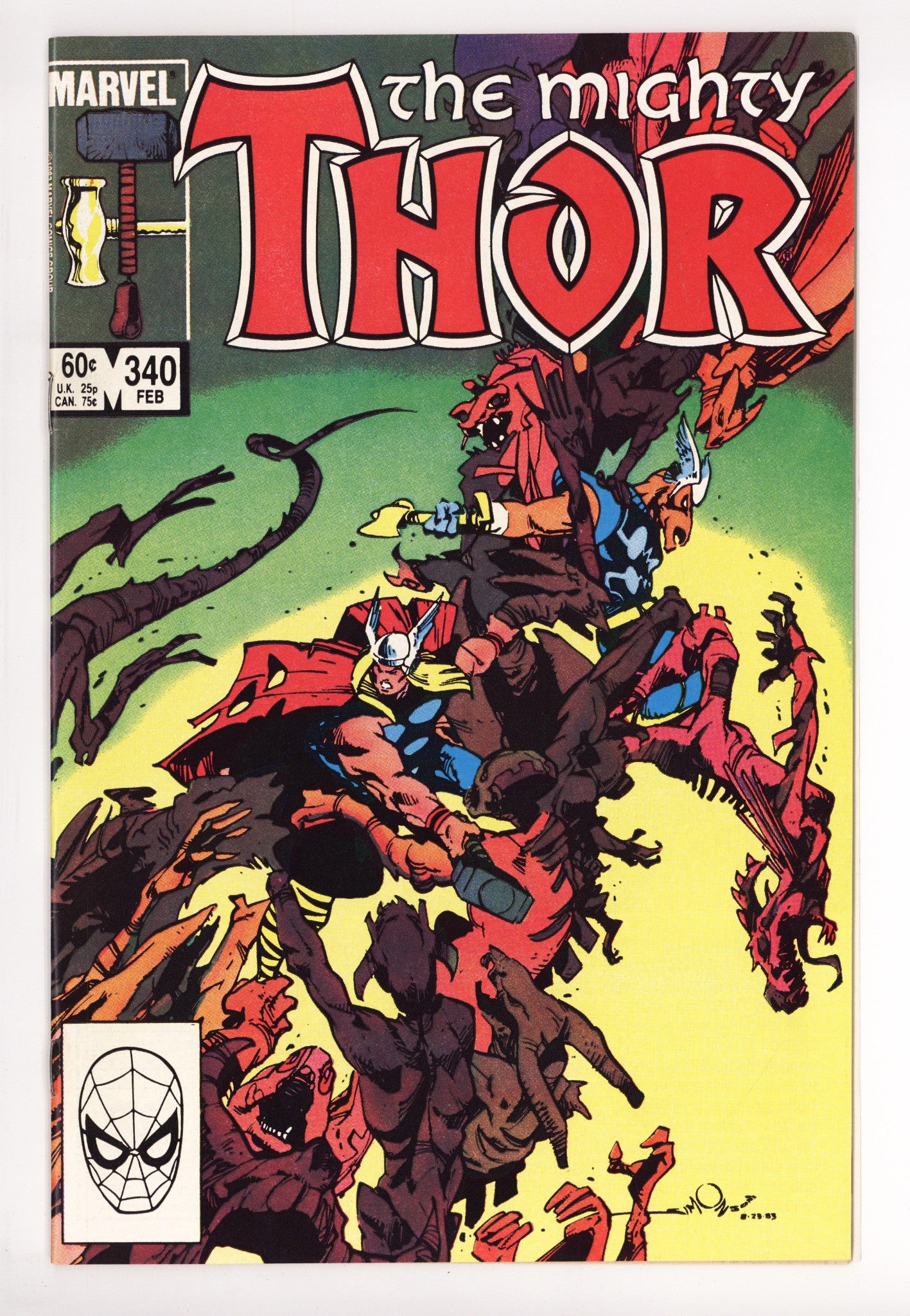 Thor Vol 1 340 High Grade (1984) 
