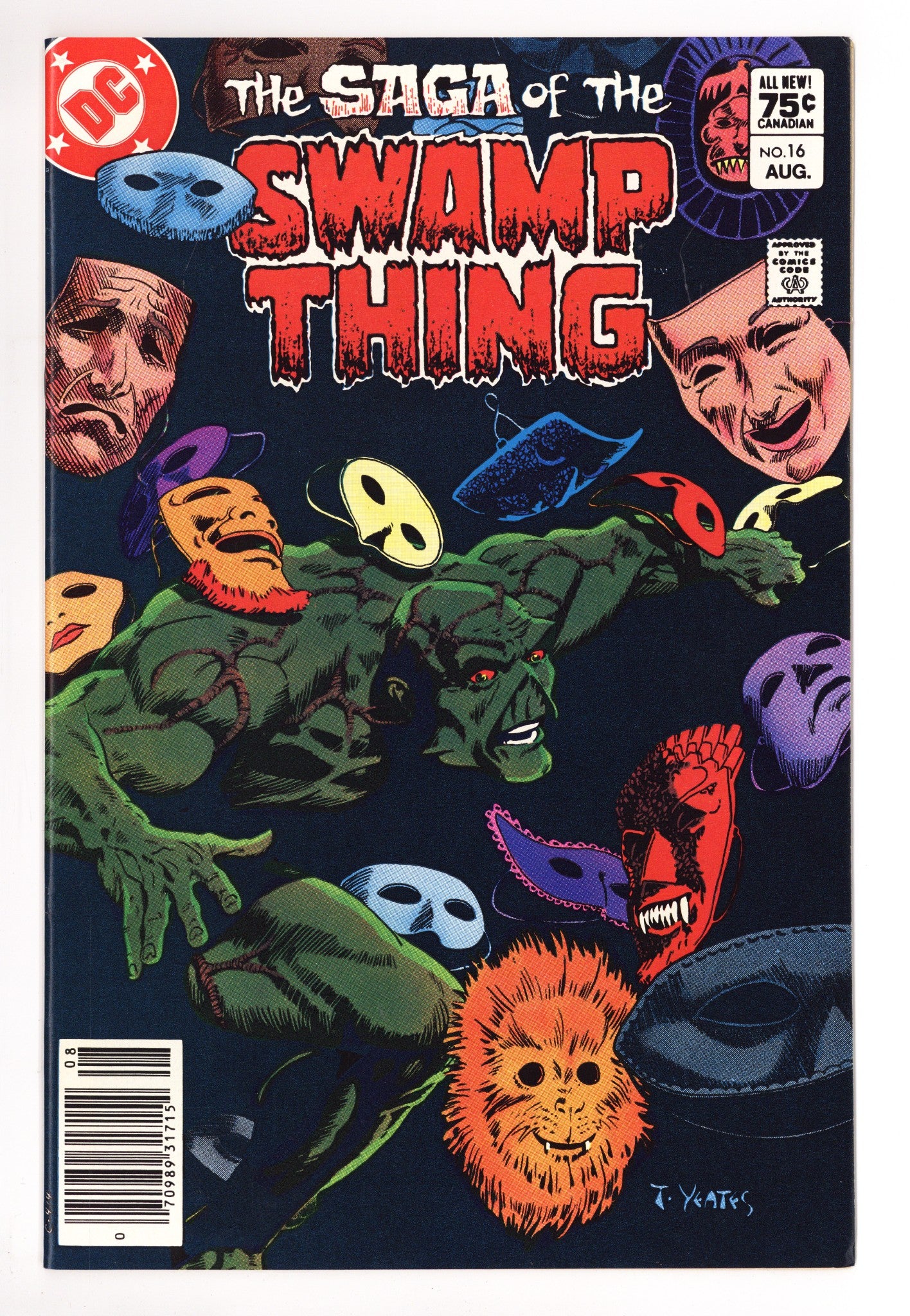 The Saga of Swamp Thing Vol 2 16 NM- (9.2) (1983) Canadian Price Variant 