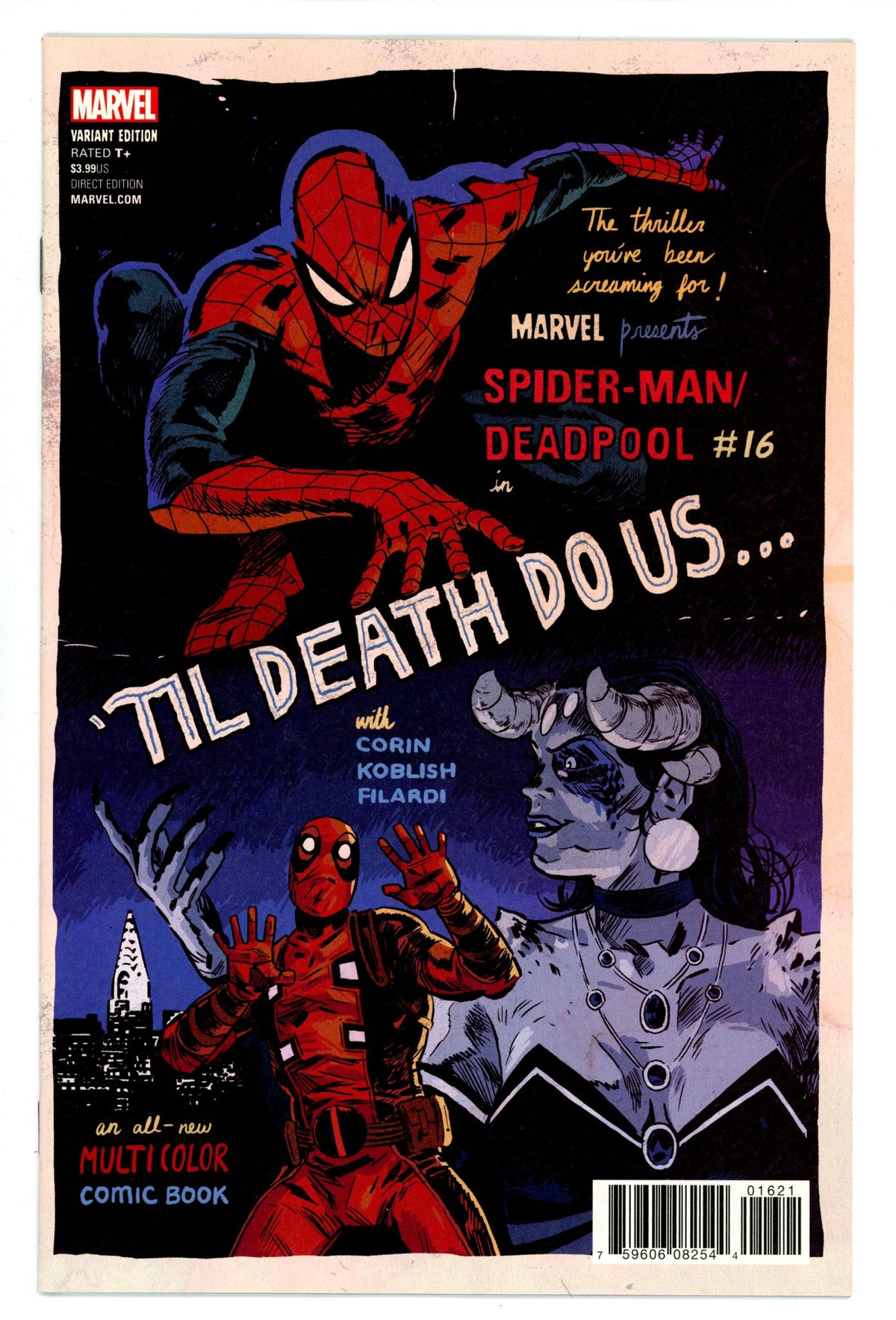 Spider-Man / Deadpool 16 High Grade (2017) Walsh Variant 