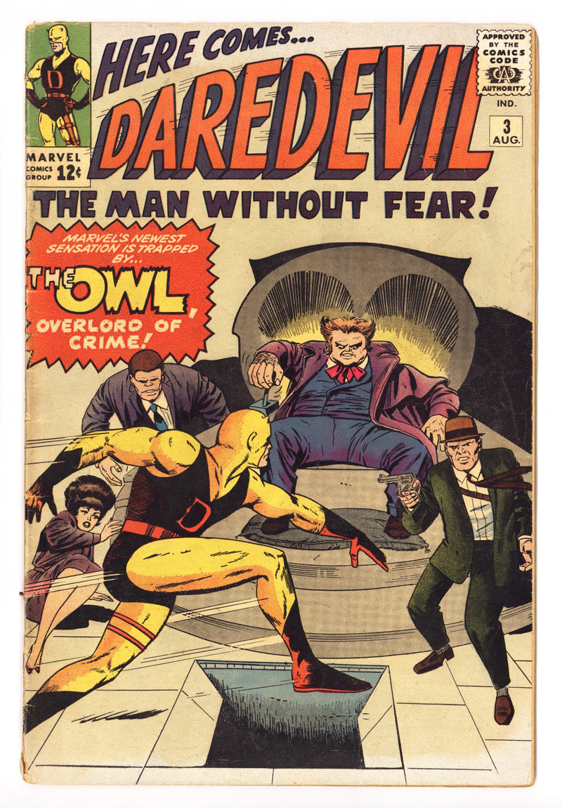Daredevil Vol 1 3 VG- (3.5) (1964) 