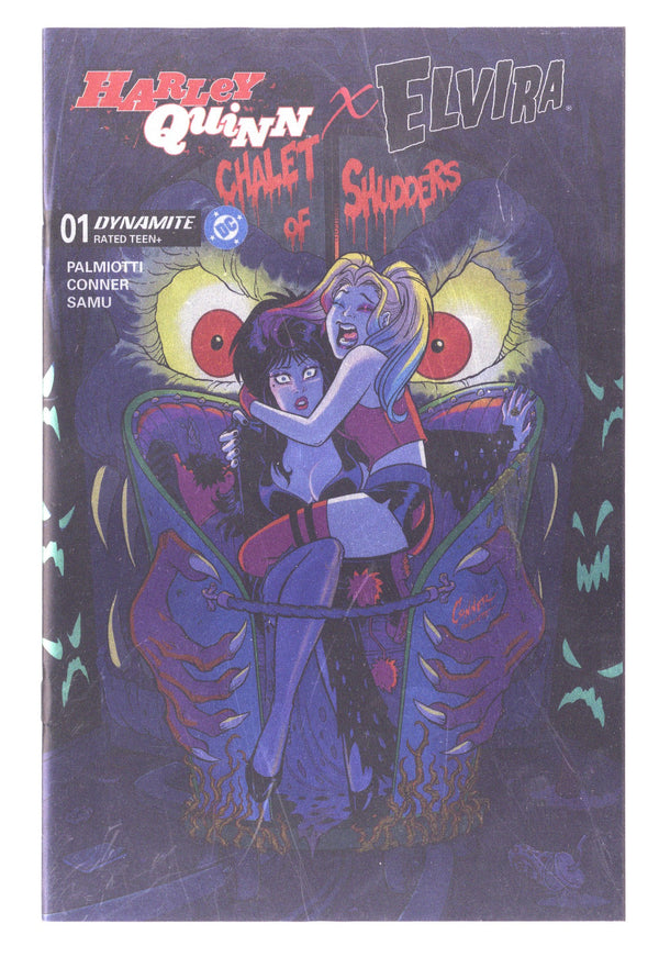 Harley Quinn X Elvira Vol 1 Conner Foil Incentive NM- (2025)