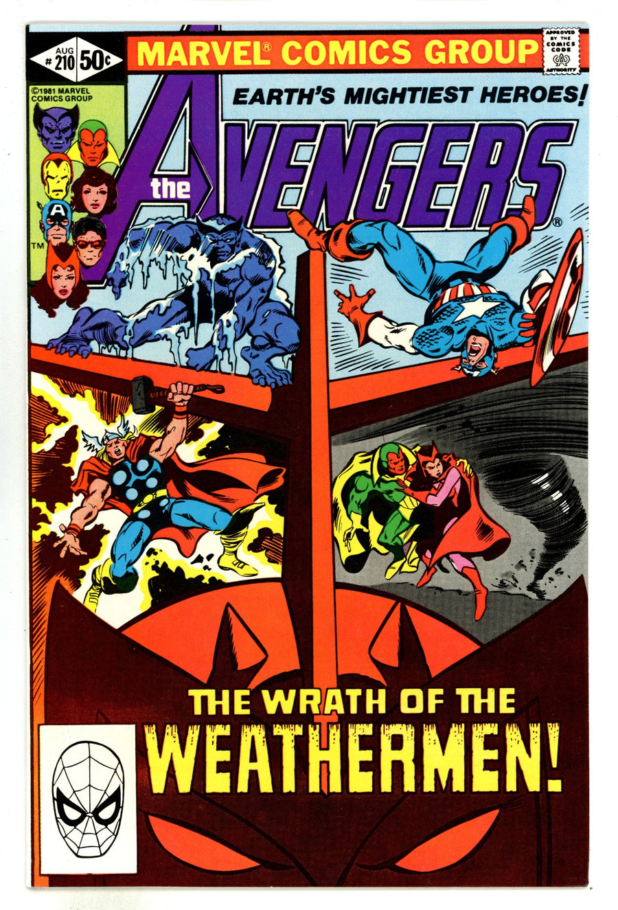The Avengers Vol 1 210  High Grade   (1981)        