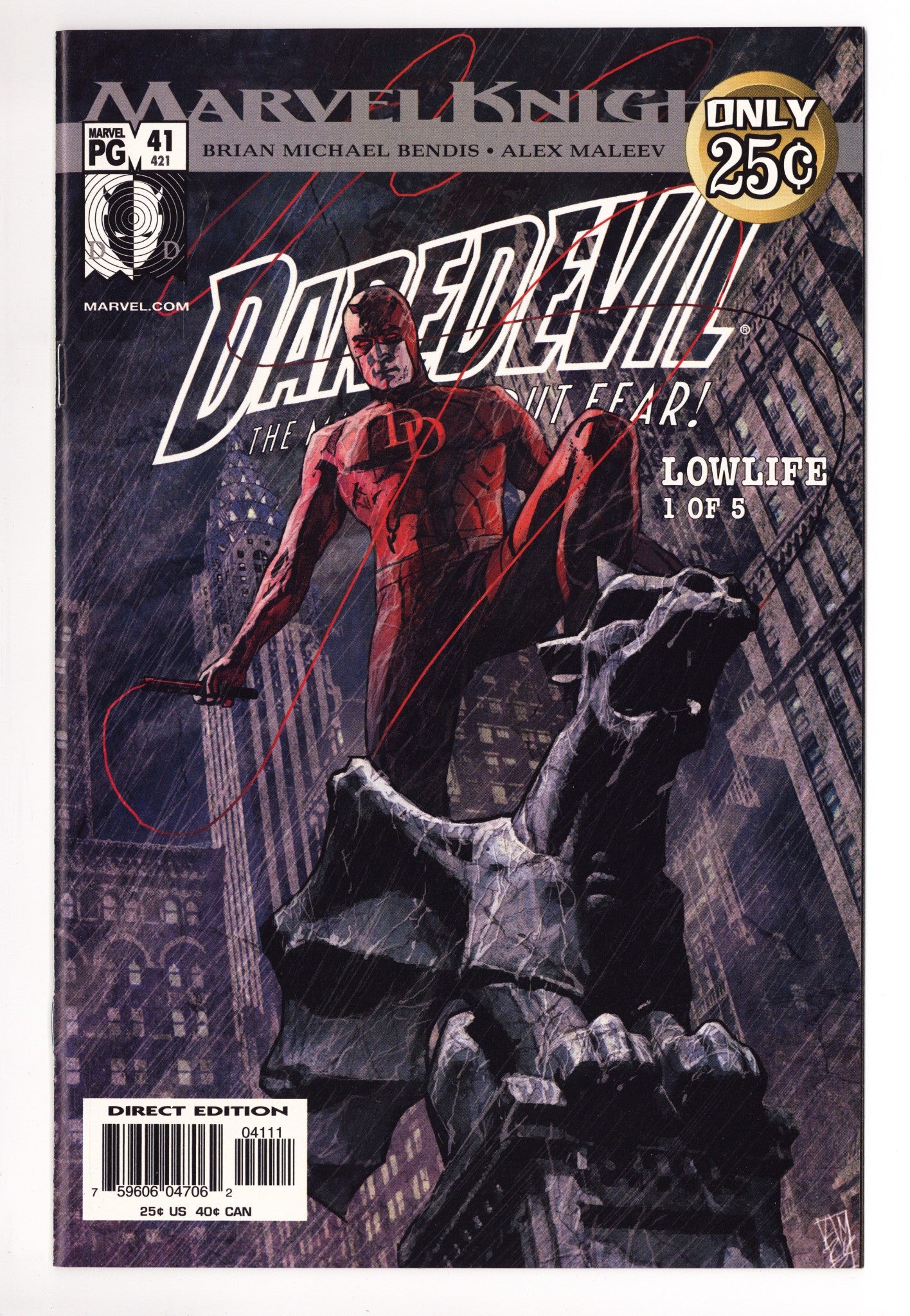 Daredevil Vol 2 41 (421) High Grade (2003) 