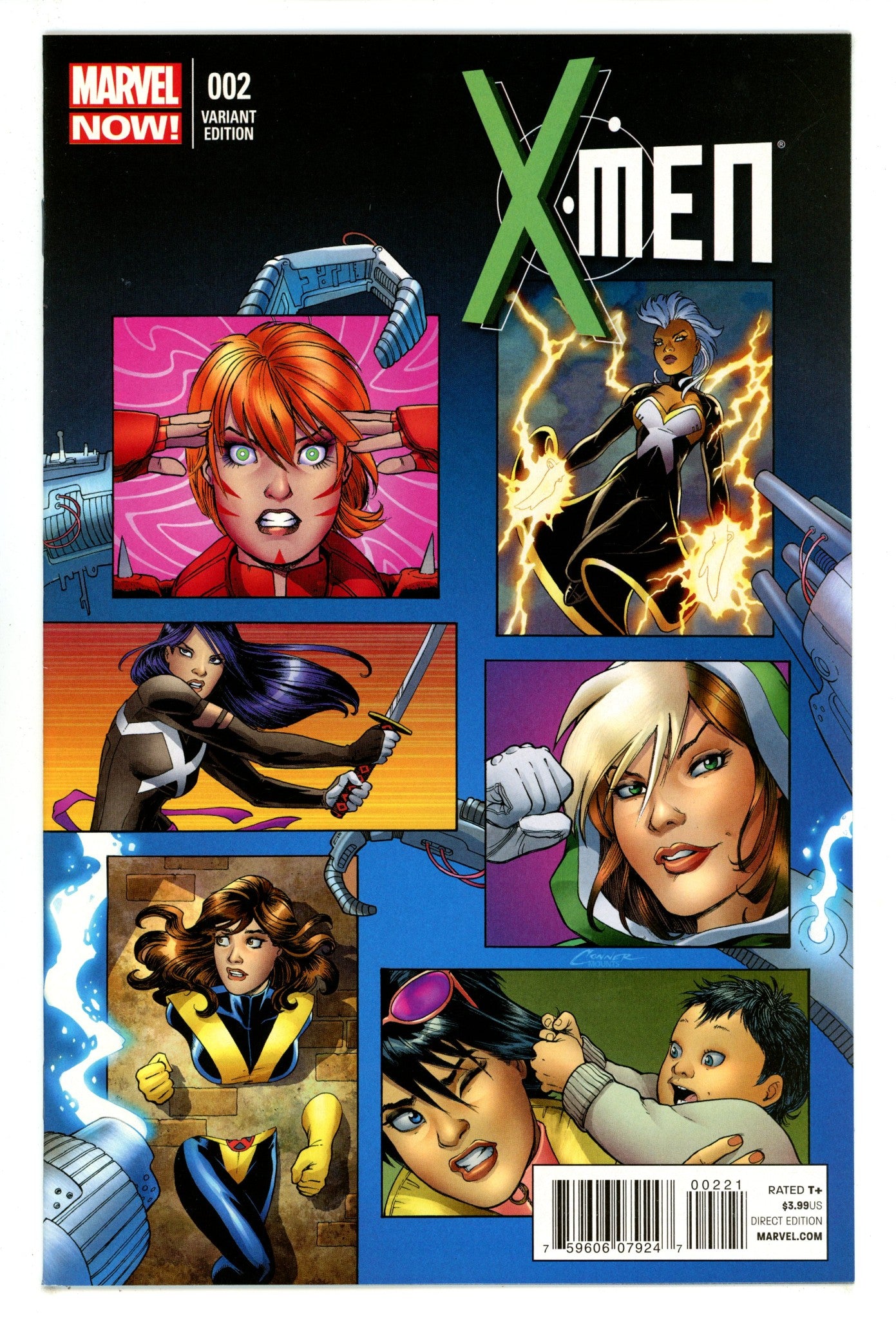 X-Men Vol 3 2 NM- (9.2) (2013) Conner Incentive Variant 