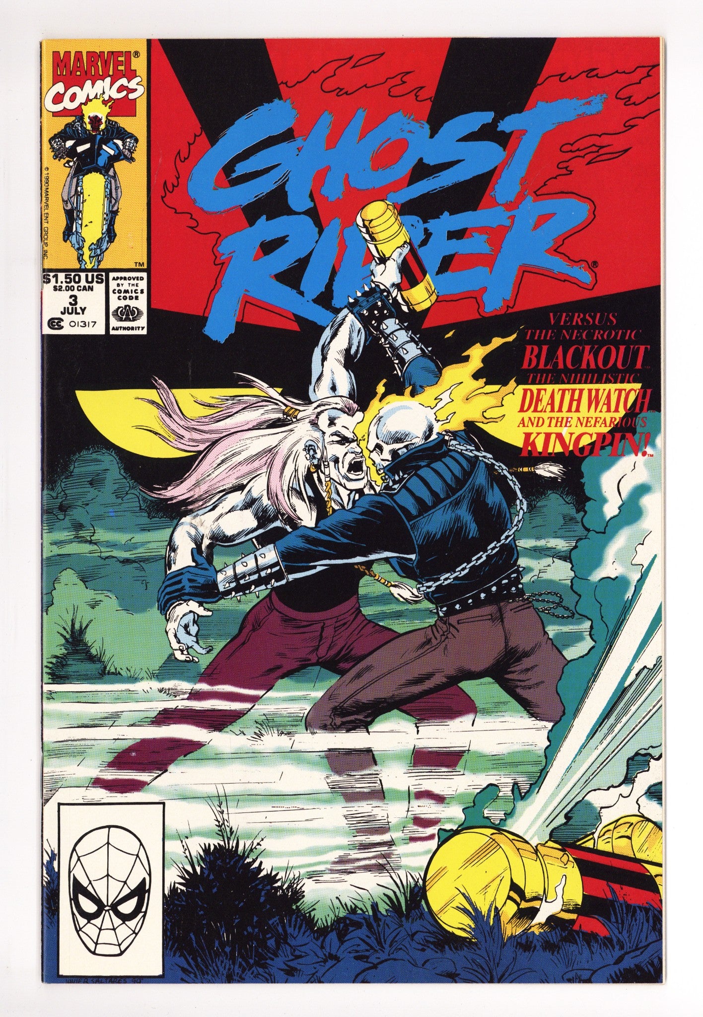 Ghost Rider Vol 2 3 High Grade (1990) 