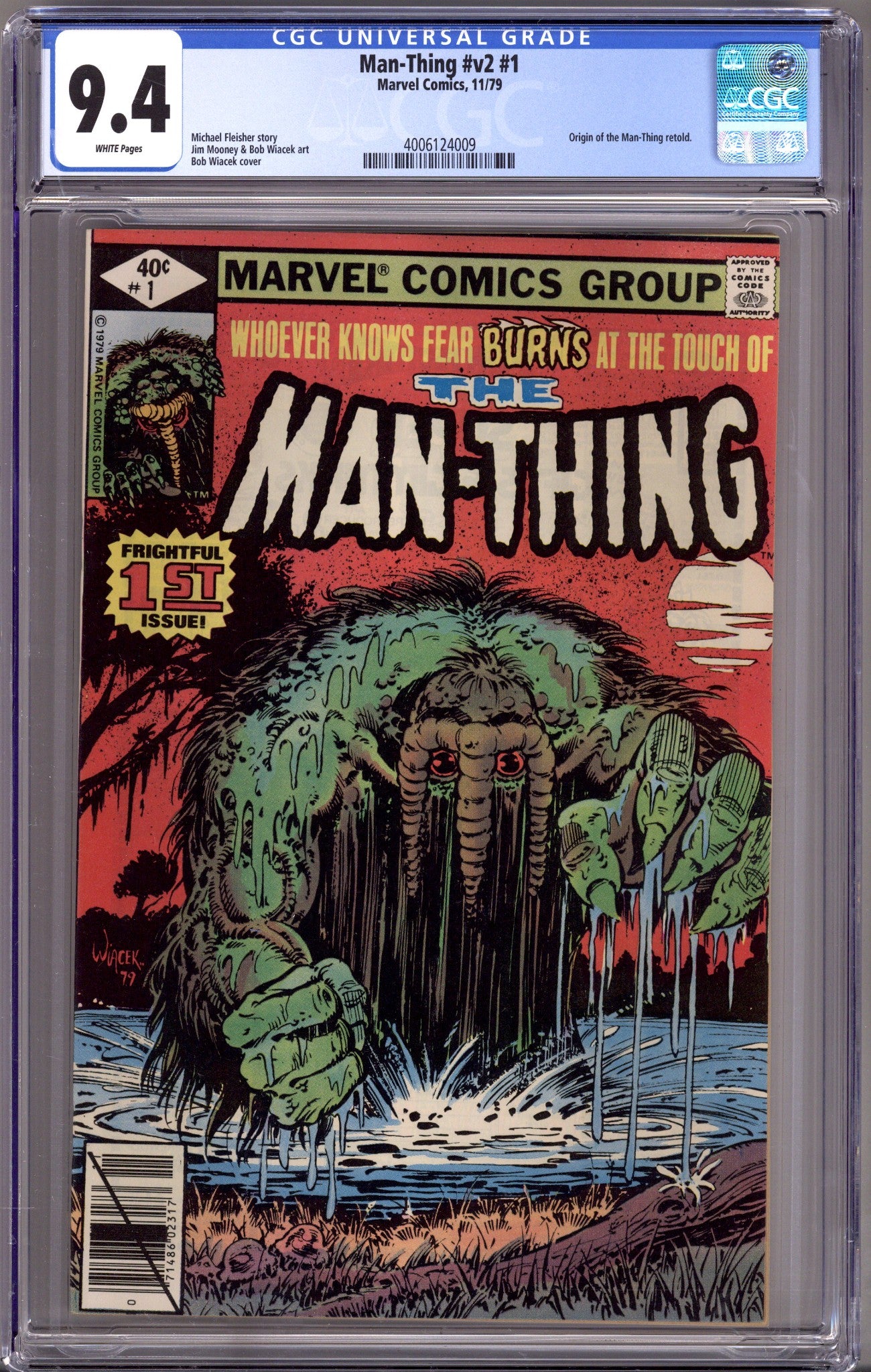 Man-Thing Vol 2 1 CGC 9.4 (NM) (1979) 