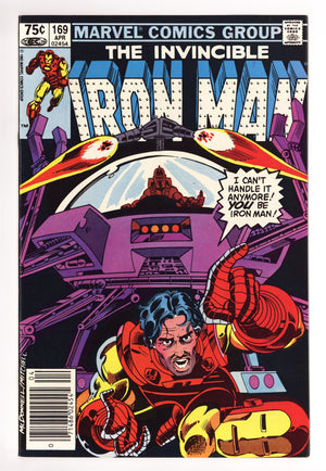 Iron Man Vol 1 169 NM- (9.2) (1983) Canadian Price Variant