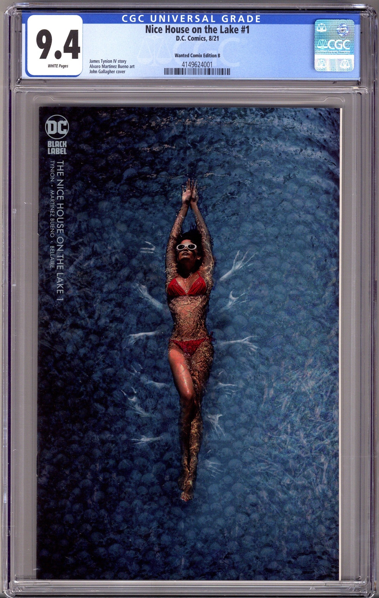 The Nice House on the Lake 1 CGC 9.4 (NM) Edition B (2021) Gallagher Exclusive Variant 