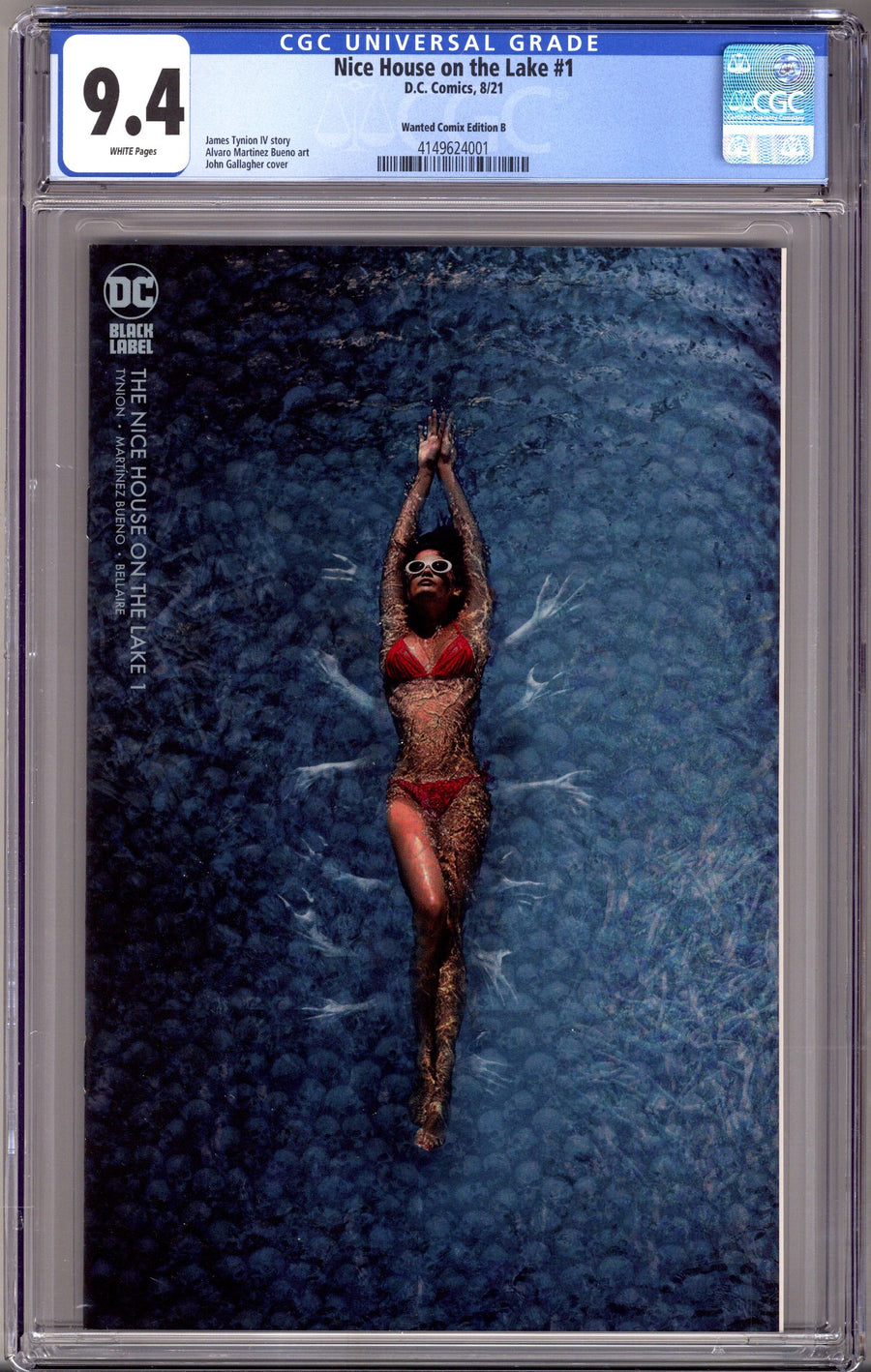 The Nice House on the Lake 1 CGC 9.4 (NM) Edition B (2021) Gallagher Exclusive Variant 