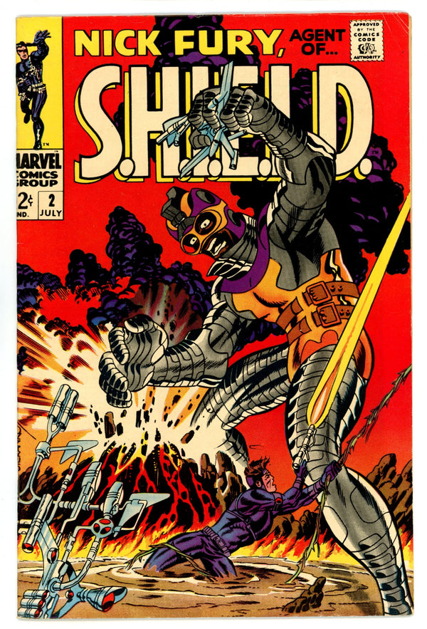 Nick Fury, Agent of SHIELD Vol 1 2 VF (8.0) (1968)