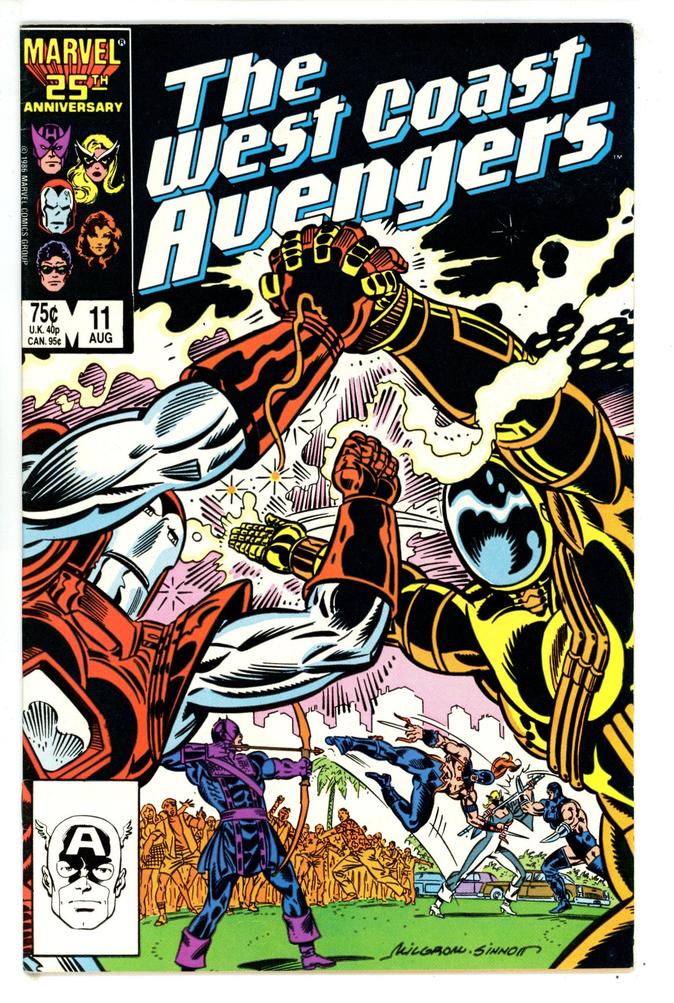West Coast Avengers Vol 2 11 High Grade (1986) 