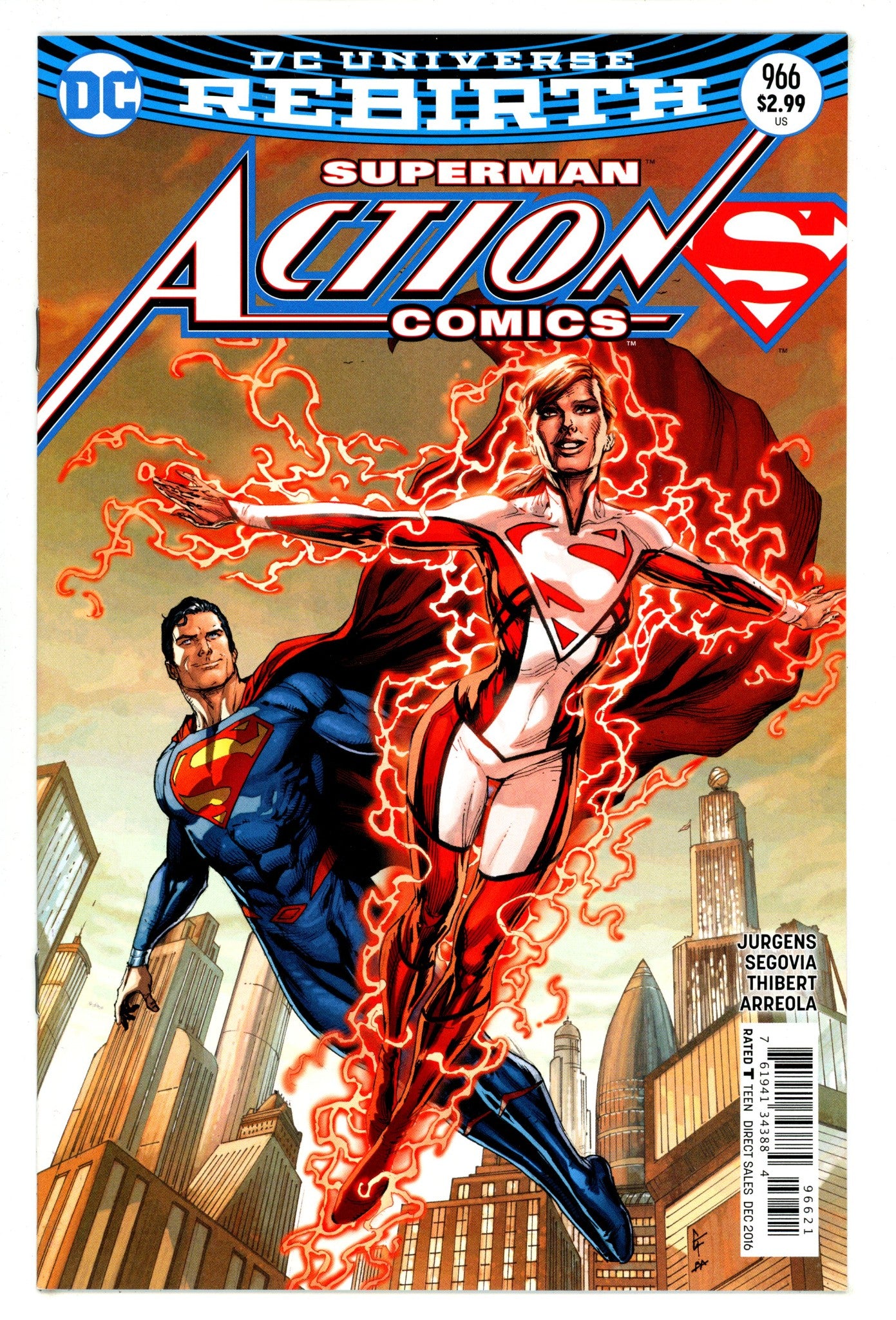 Action Comics Vol 3 966 Mid Grade (2016) Frank Variant 