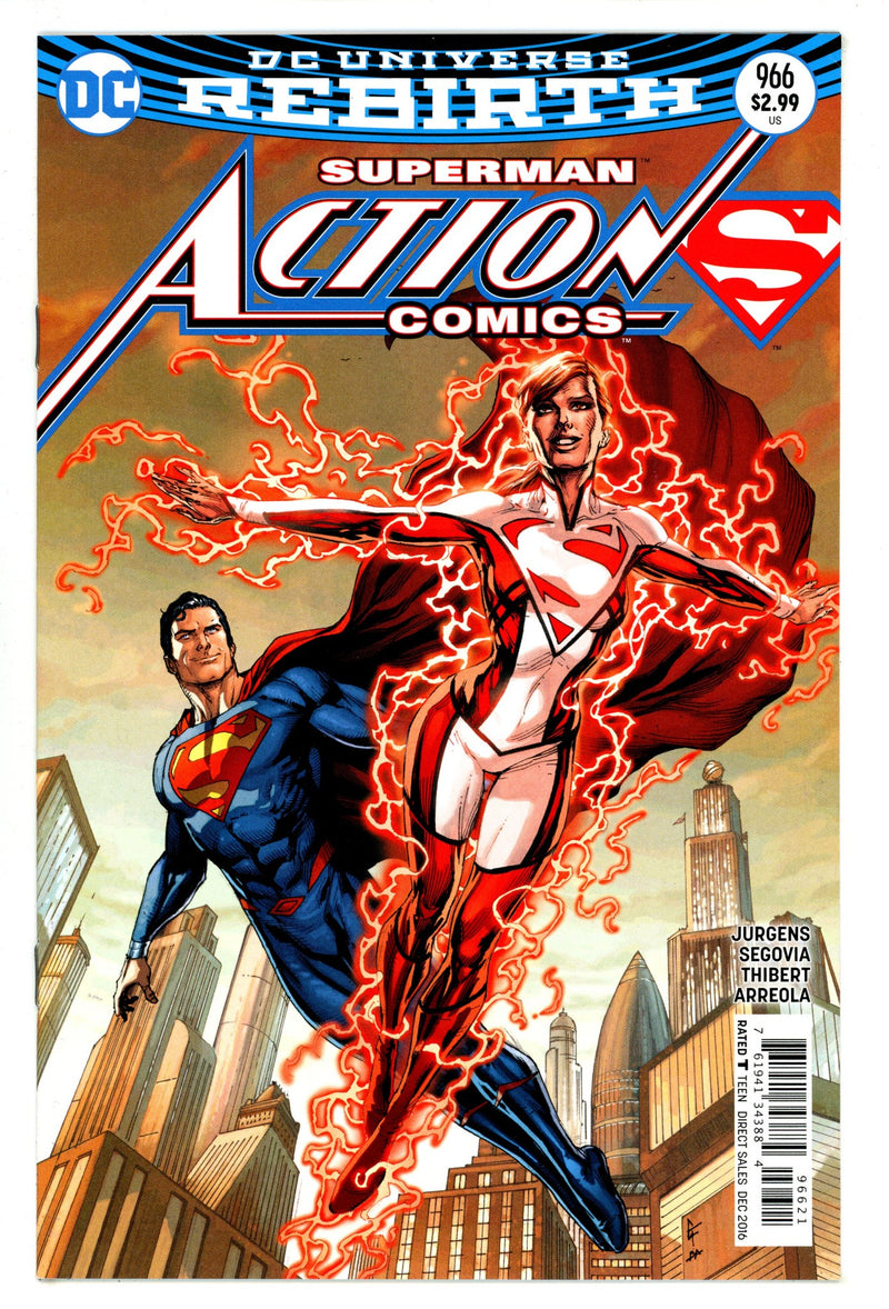 Action Comics Vol 3 966 Mid Grade (2016) Frank Variant 