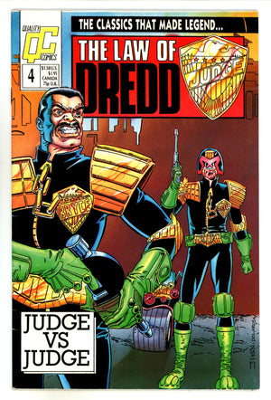 The Law of Dredd 4 Mid Grade (1989)