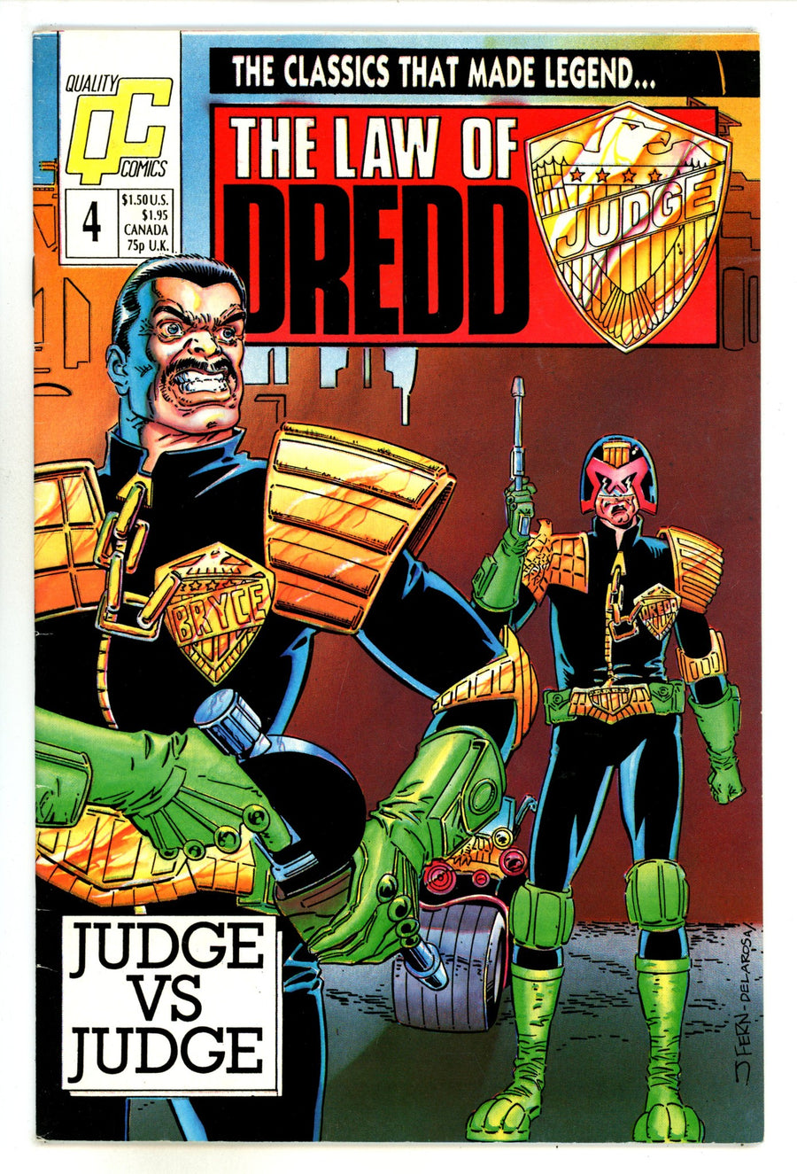 The Law of Dredd 4 Mid Grade (1989) 