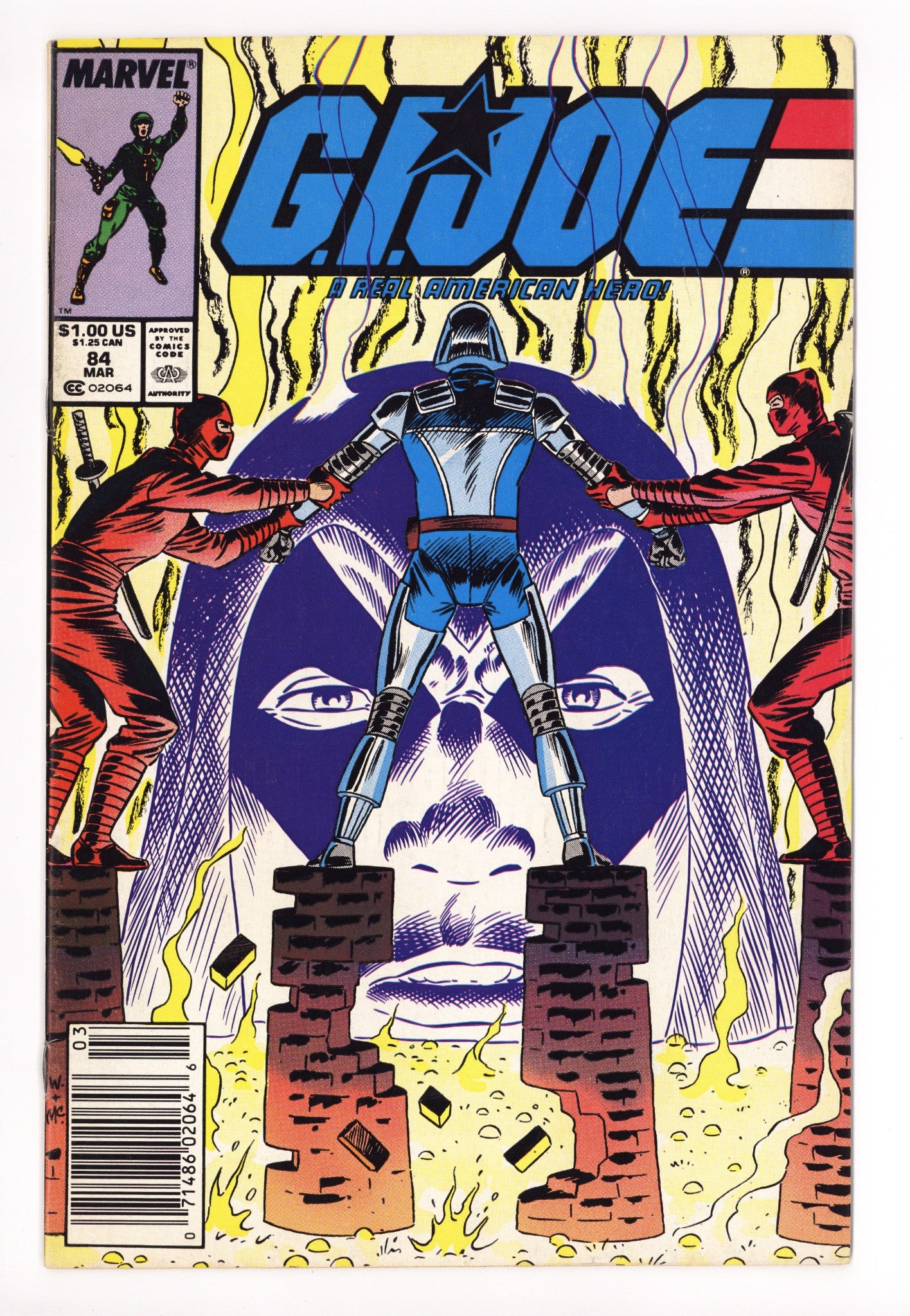 G.I. Joe, A Real American Hero 84 Mid Grade (1989) Newsstand 