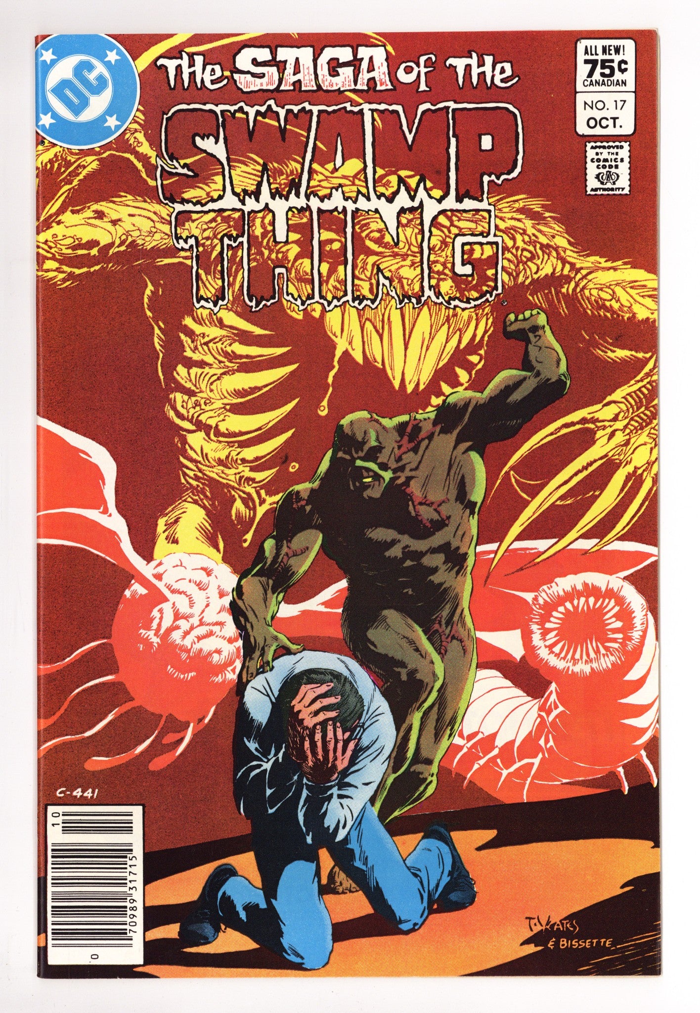 The Saga of Swamp Thing Vol 2 17 NM- (9.2) (1983) Canadian Price Variant 