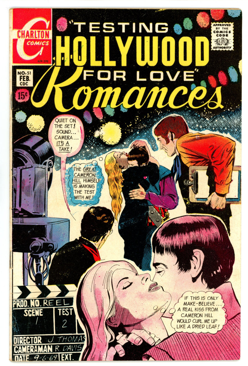 Hollywood Romances 51 VG/FN (5.0) (1970) 