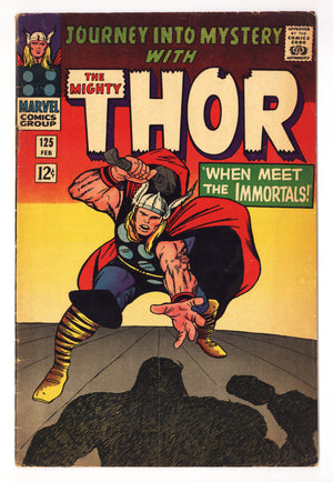Journey into Mystery Vol 1 125  VG+ (4.5)   (1966)