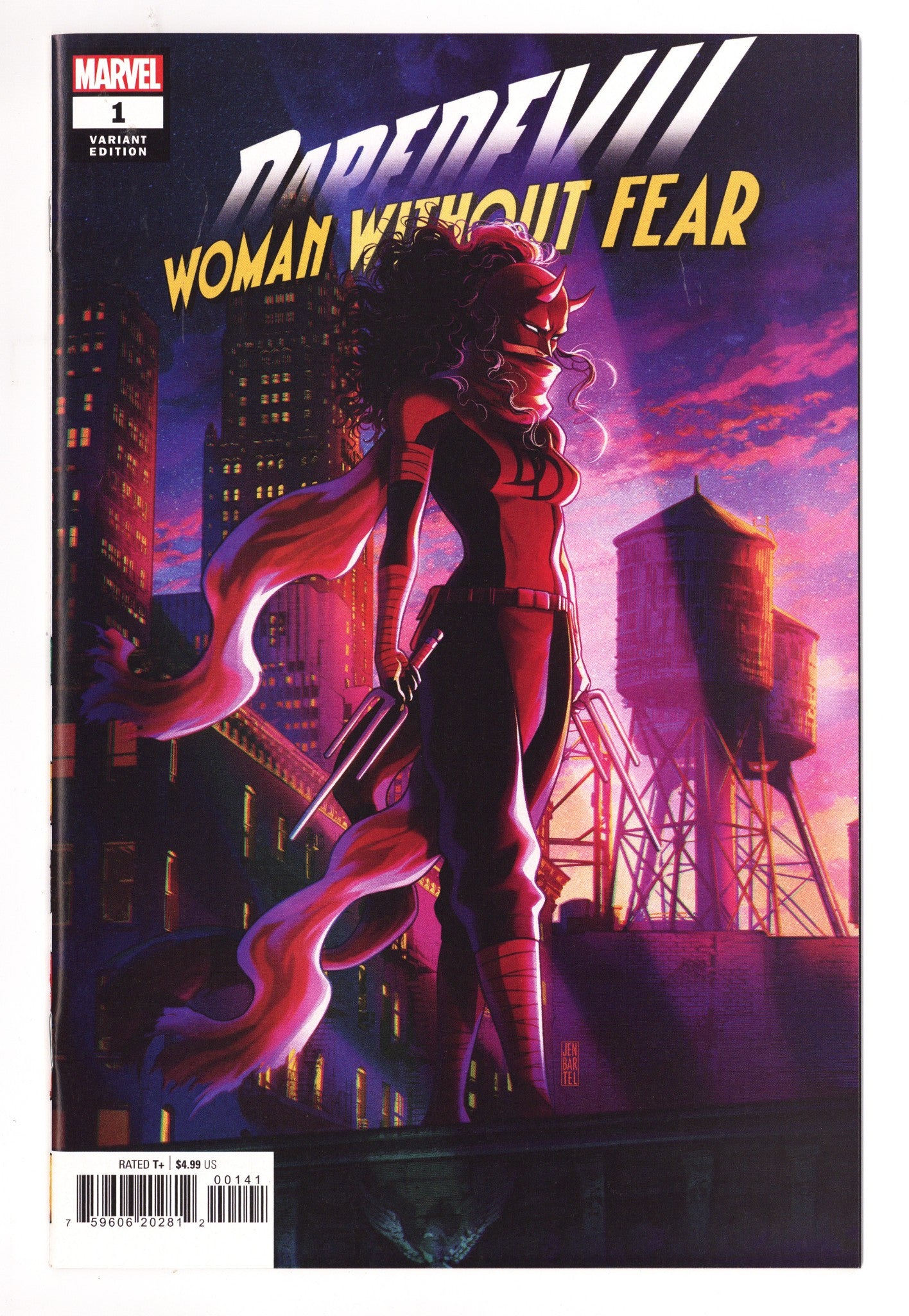Daredevil: Woman Without Fear Vol 1 1  NM- (9.2)   (2022) Bartel     Incentive Variant  
