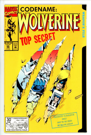 Wolverine Vol 2 50 NM (9.4) Die-Cut (1992)