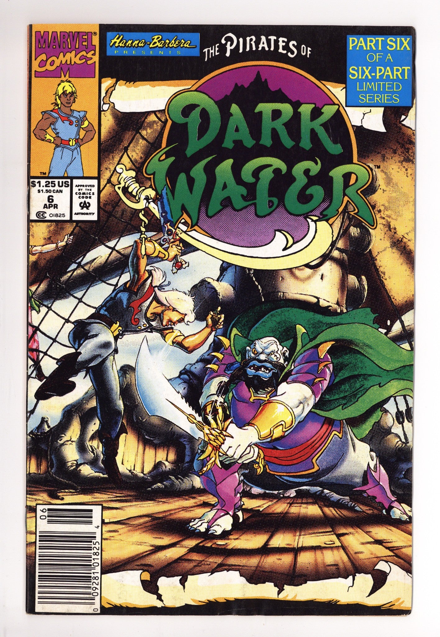 The Pirates of Dark Water 6 Mid Grade (1992) Newsstand 