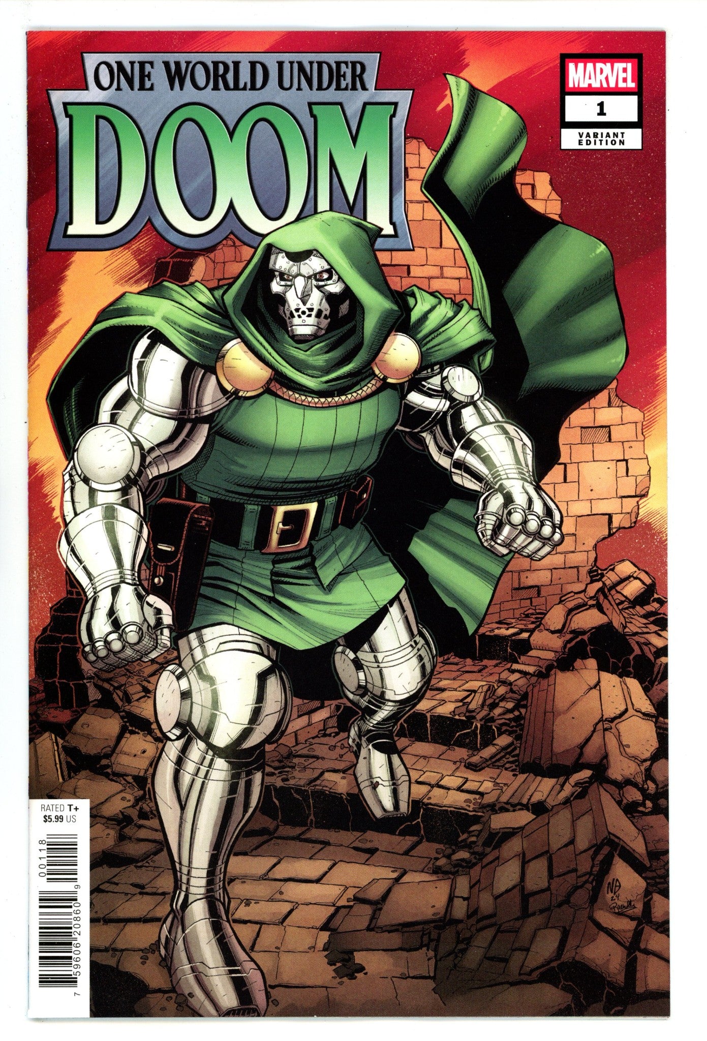 One World Under Doom 1 Bradshaw Incentive Variant NM- (2025)