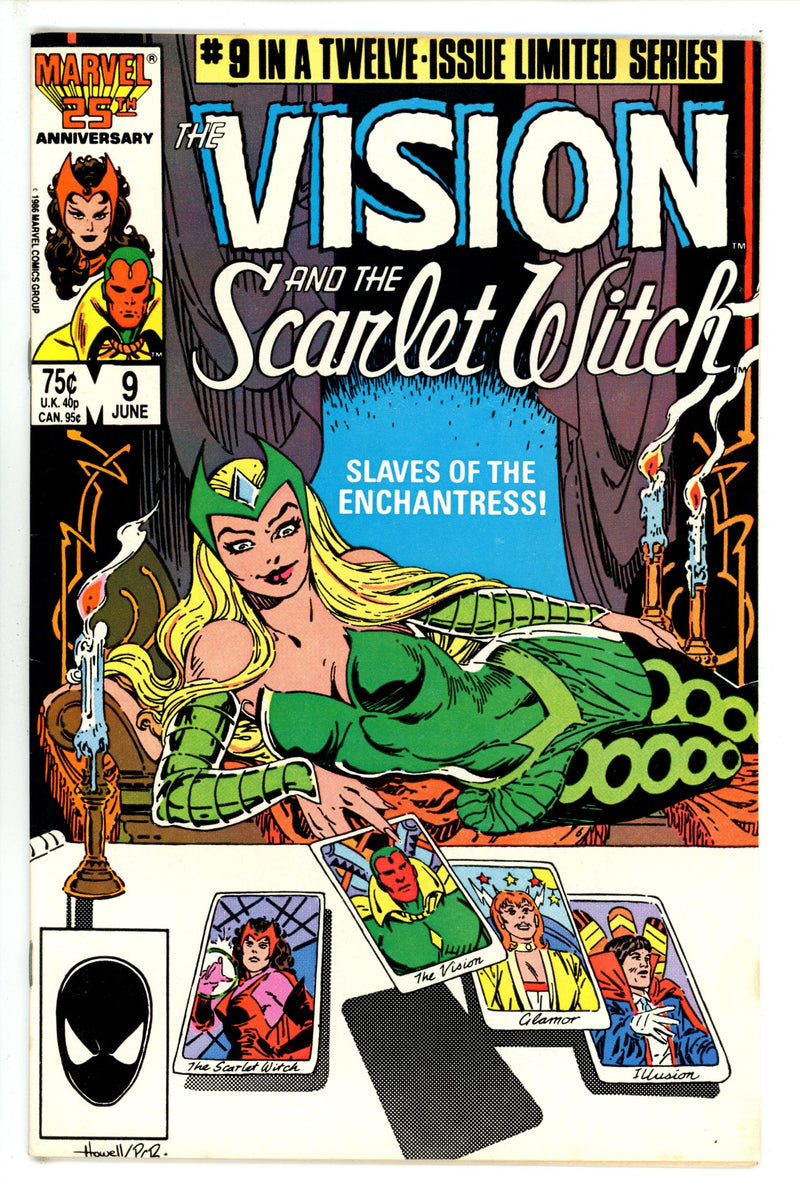 The Vision and the Scarlet Witch Vol 2 9 FN/VF (1986)
