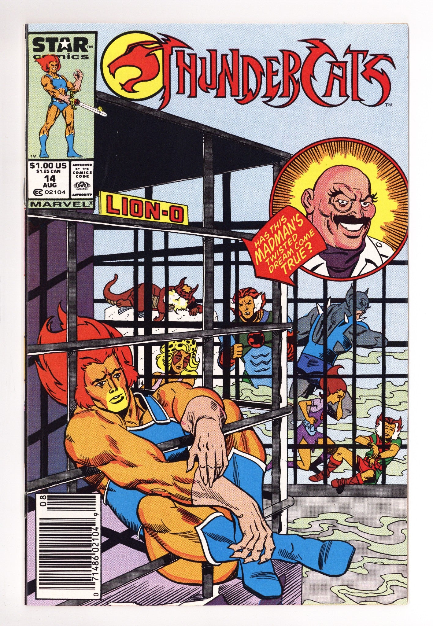 Thundercats 14 VF/NM (9.0) (1987) Newsstand 