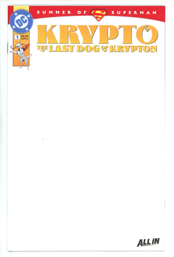 Krypto The Last Dog Of Krypton 1 Blank Variant (2025)