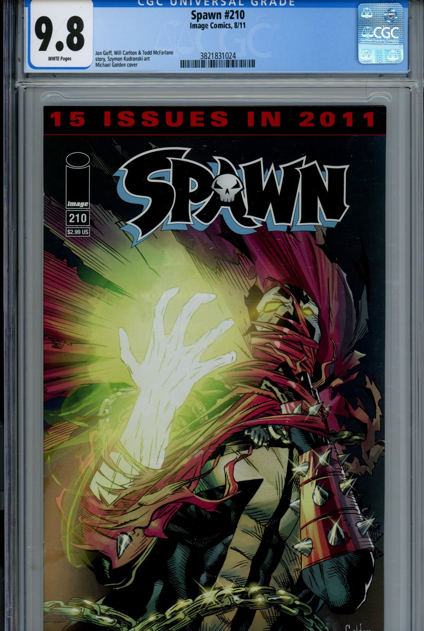 Spawn 210 CGC 9.8 (NM/M) (2011) 