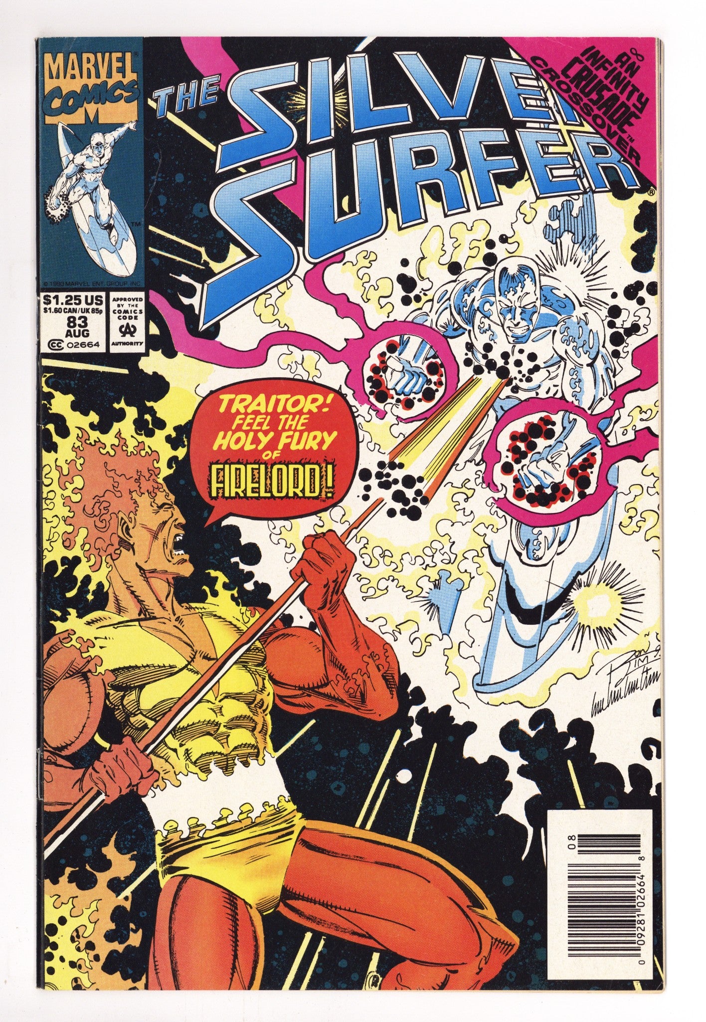 Silver Surfer Vol 3 83 Mid Grade (1993) Newsstand 