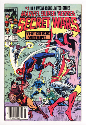 Marvel Super-Heroes Secret Wars 3 FN (6.0) (1984) Canadian Price Variant 
