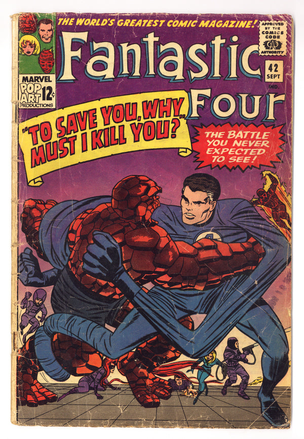 Fantastic Four Vol 1 42  GD (2.0)   (1965)