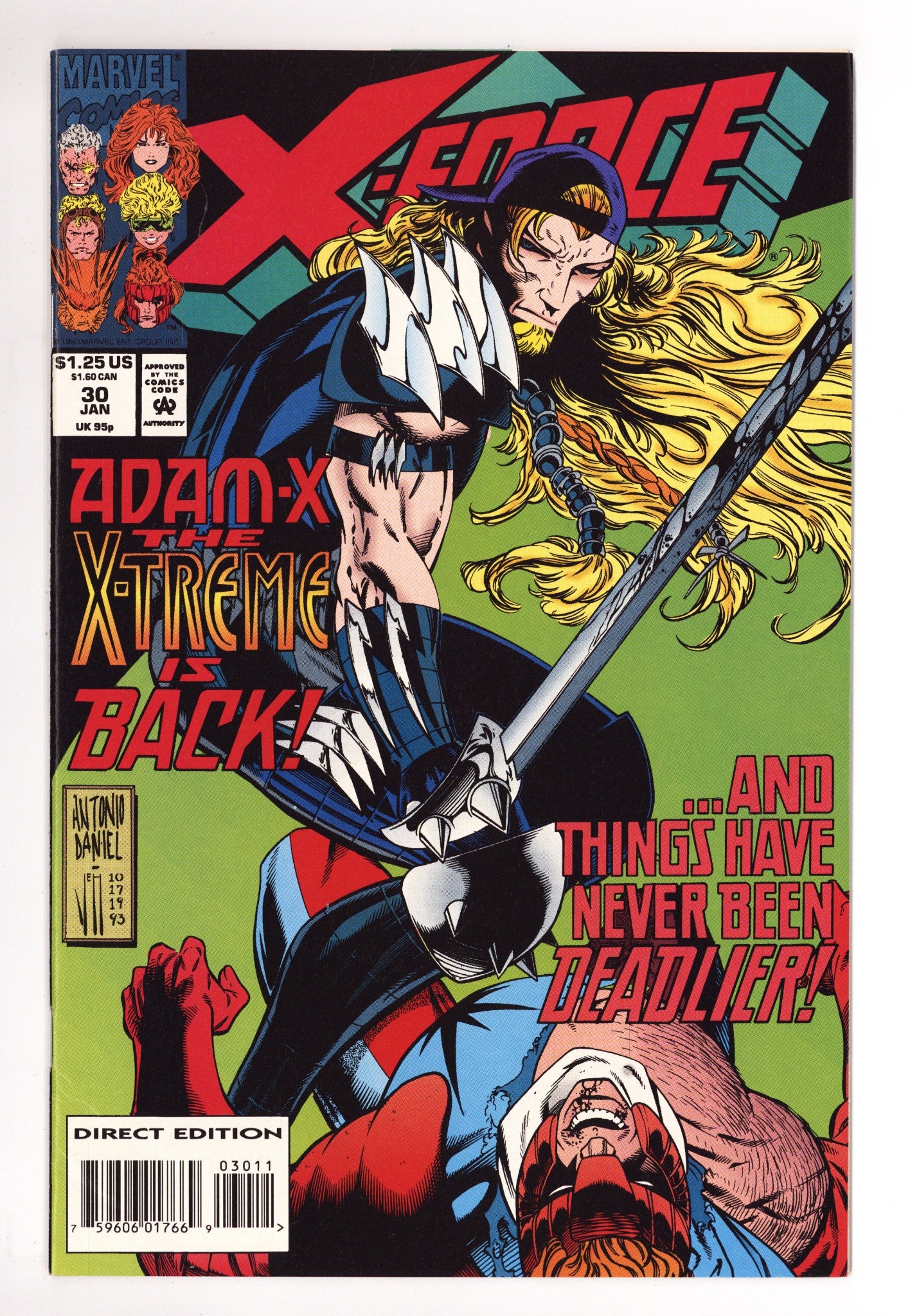 X-Force Vol 1 30 High Grade (1994) 