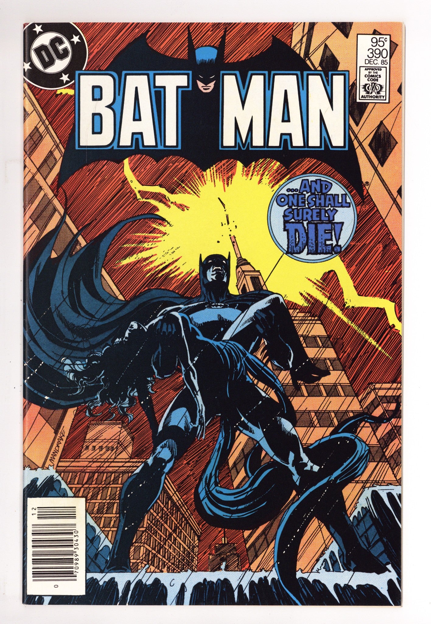 Batman Vol 1 390 NM- (9.2) (1985) Canadian Price Variant 