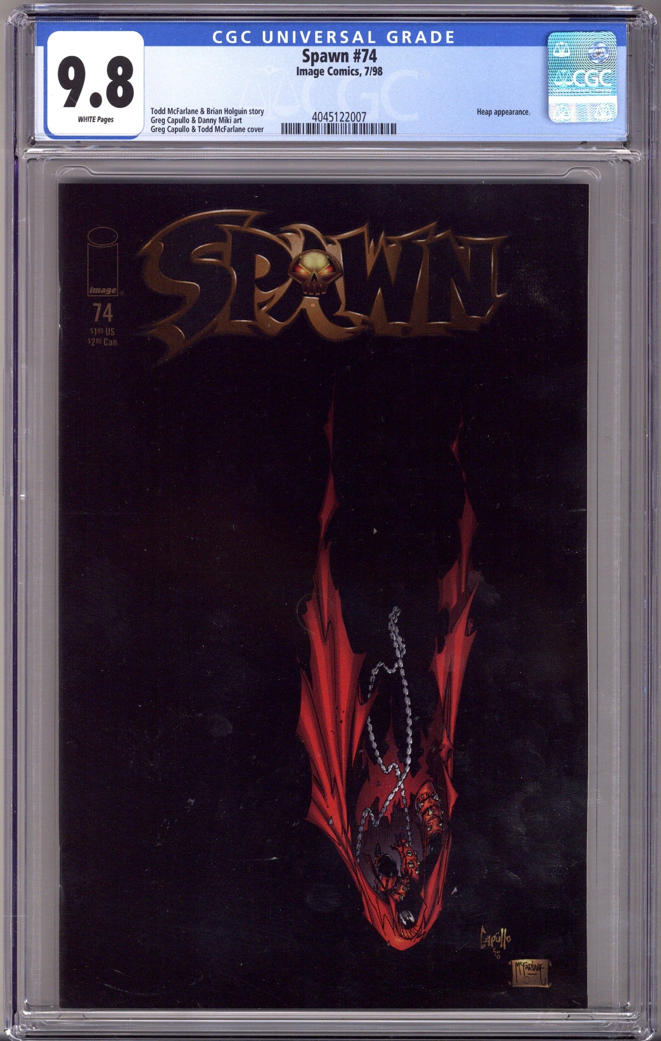 Spawn 74 CGC 9.8 (NM/M) (1998)