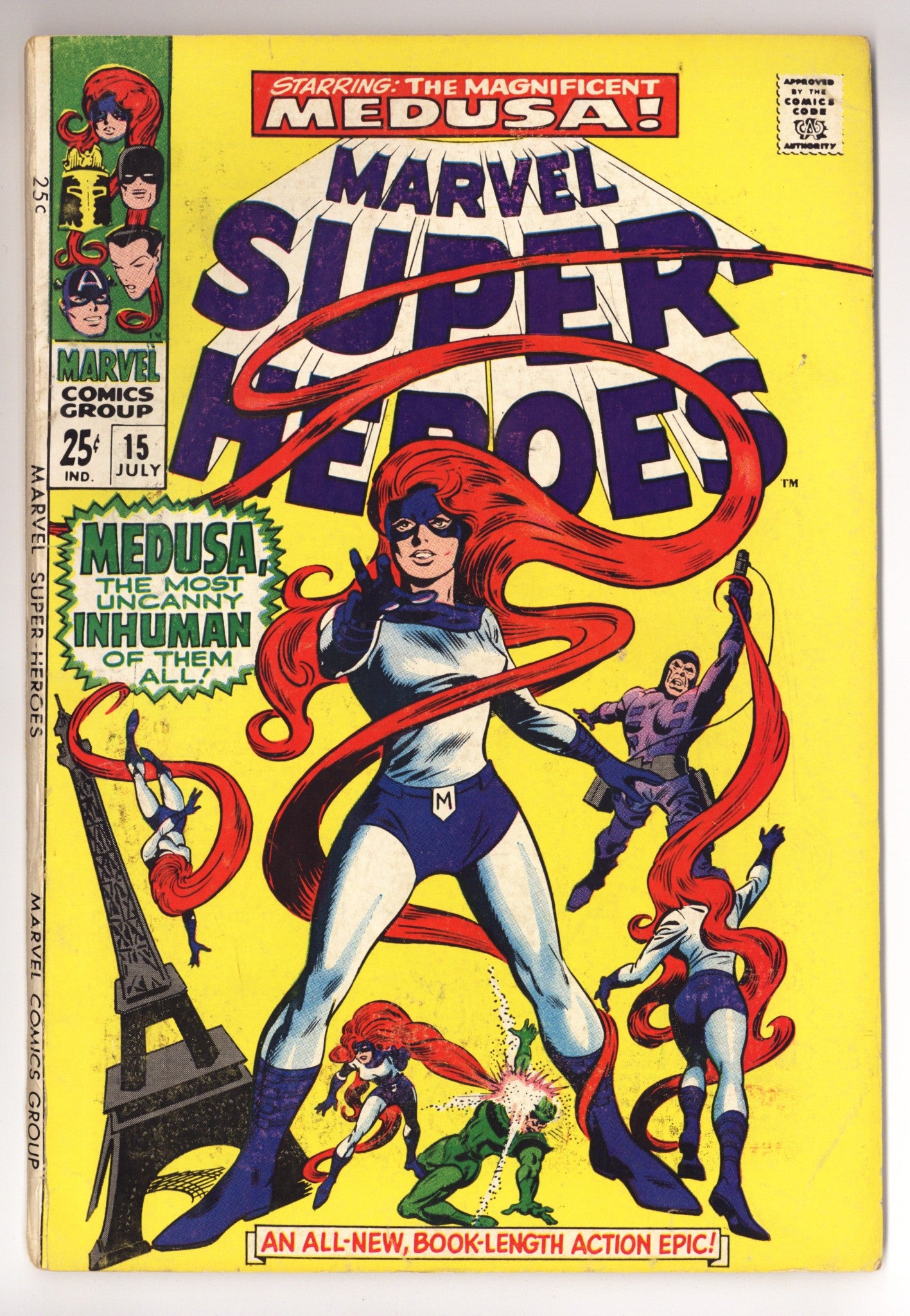Marvel Super-Heroes Vol 1 15 VG/FN (5.0) (1968) 