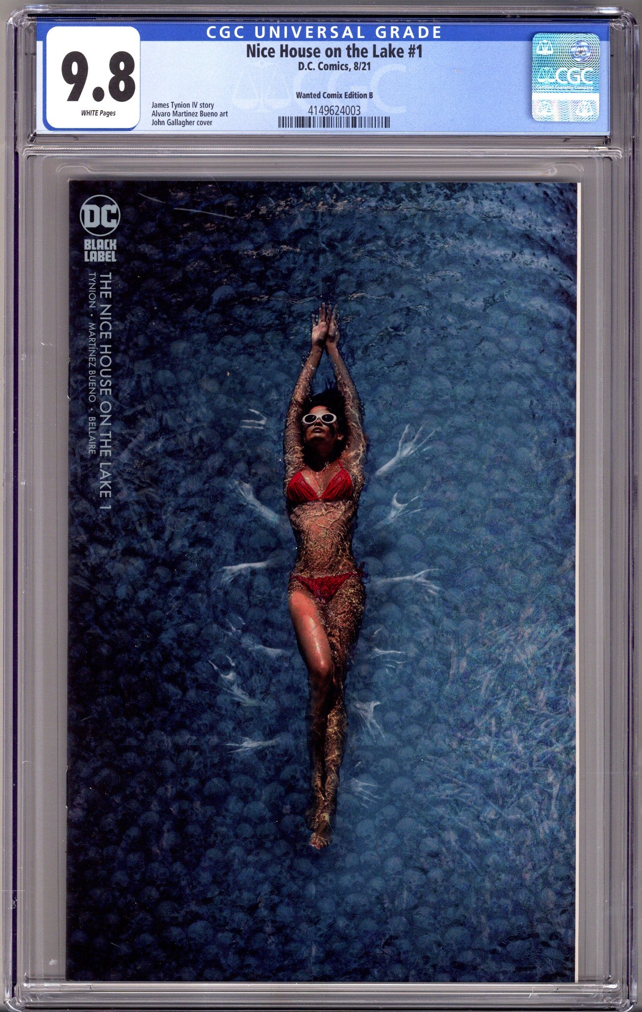 The Nice House on the Lake 1 CGC 9.8 (NM/M) Edition B (2021) Gallagher Exclusive Variant 