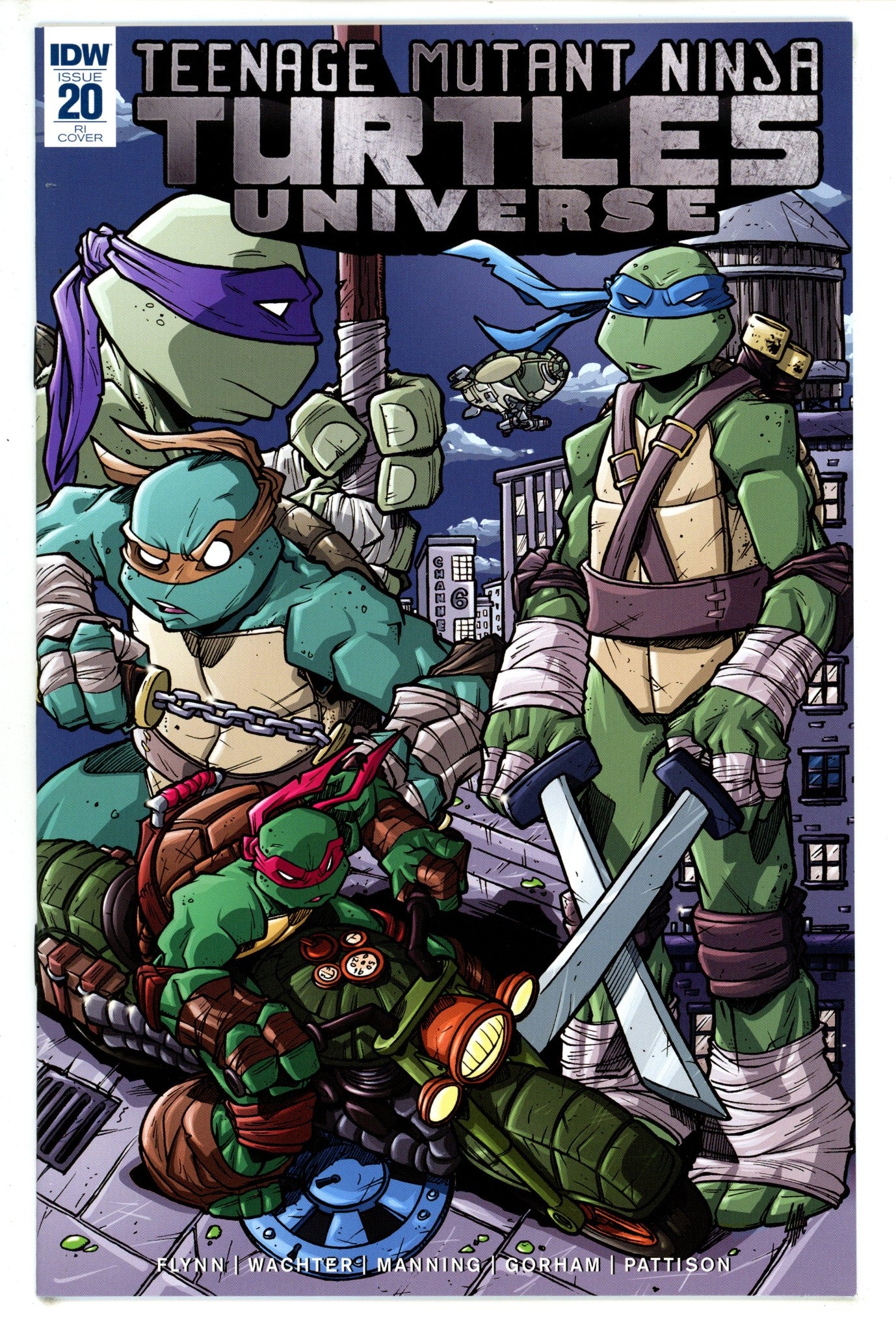 Teenage Mutant Ninja Turtles Universe 20 Laddie Incentive Variant VF+ (2018)