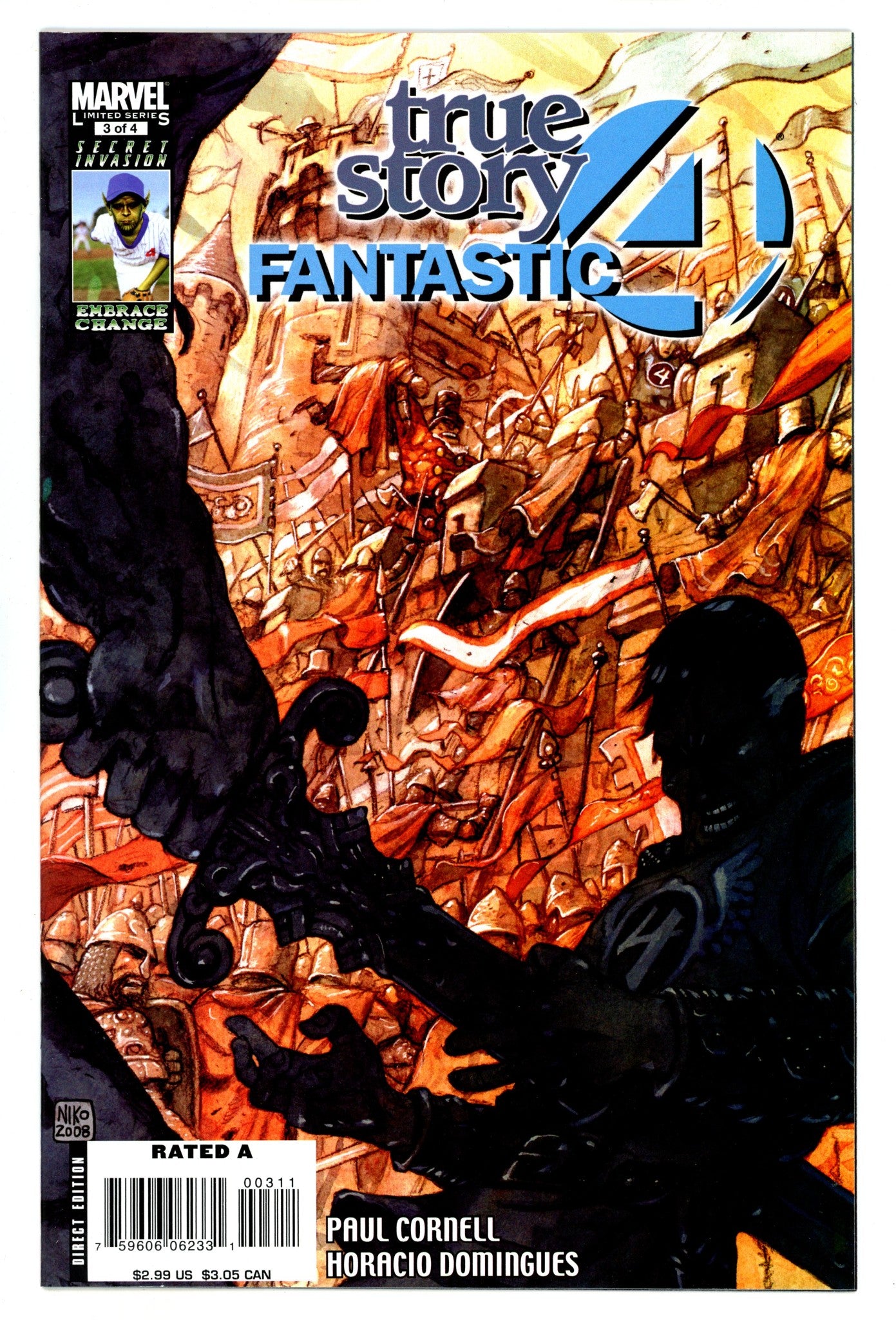 Fantastic Four: True Story 3 High Grade (2008) 