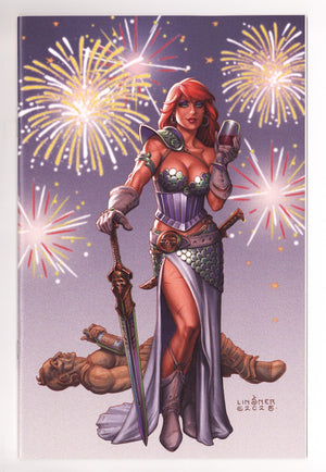 Red Sonja New Years Special 2025 1 Linsner Virgin Incentive (2025)