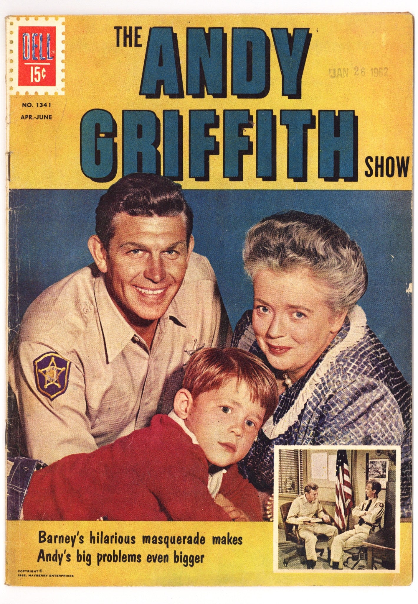 Four Color Vol 2 1341 VG (4.0) Andy Griffith (1962) 