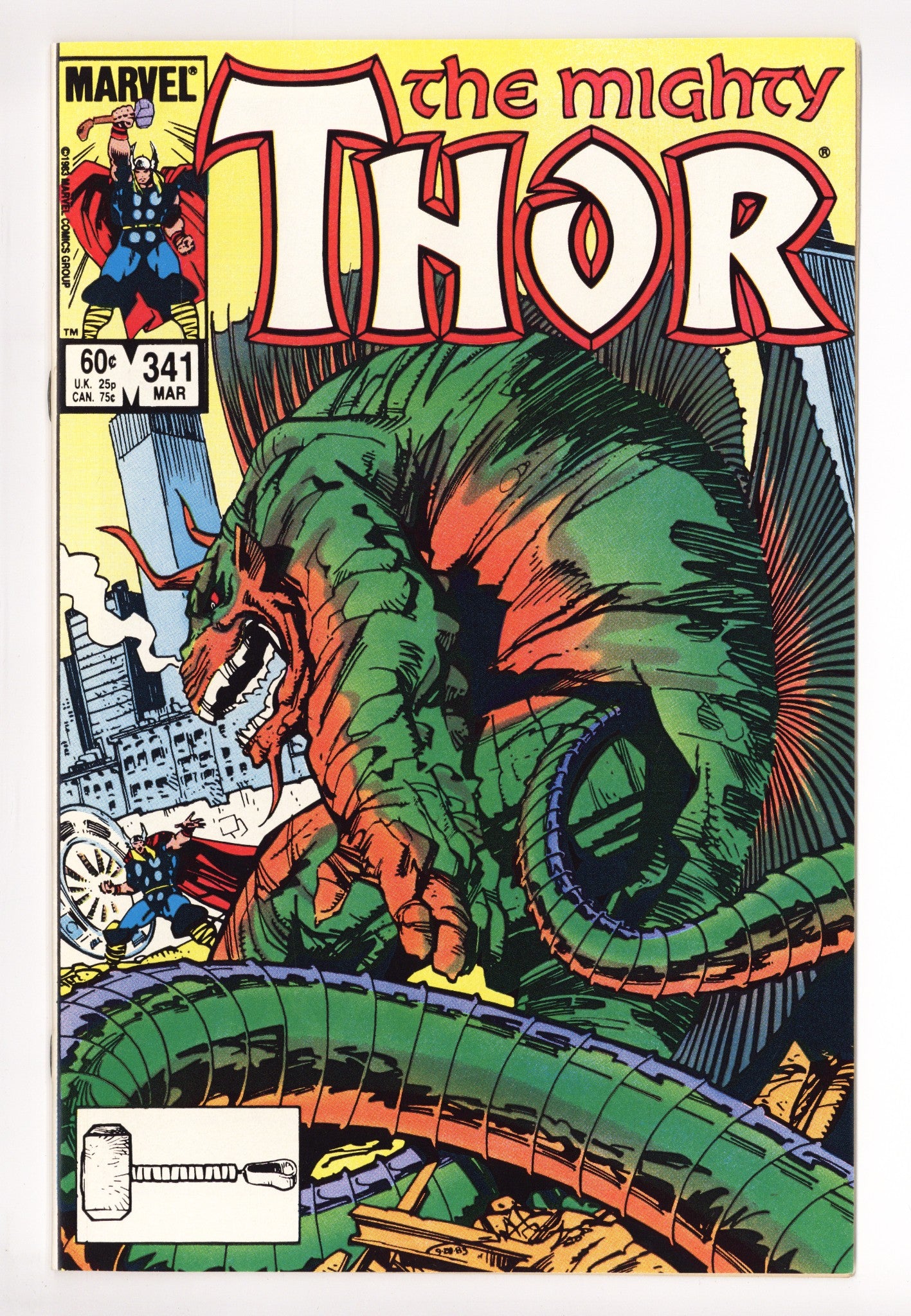 Thor Vol 1 341 High Grade (1984) 