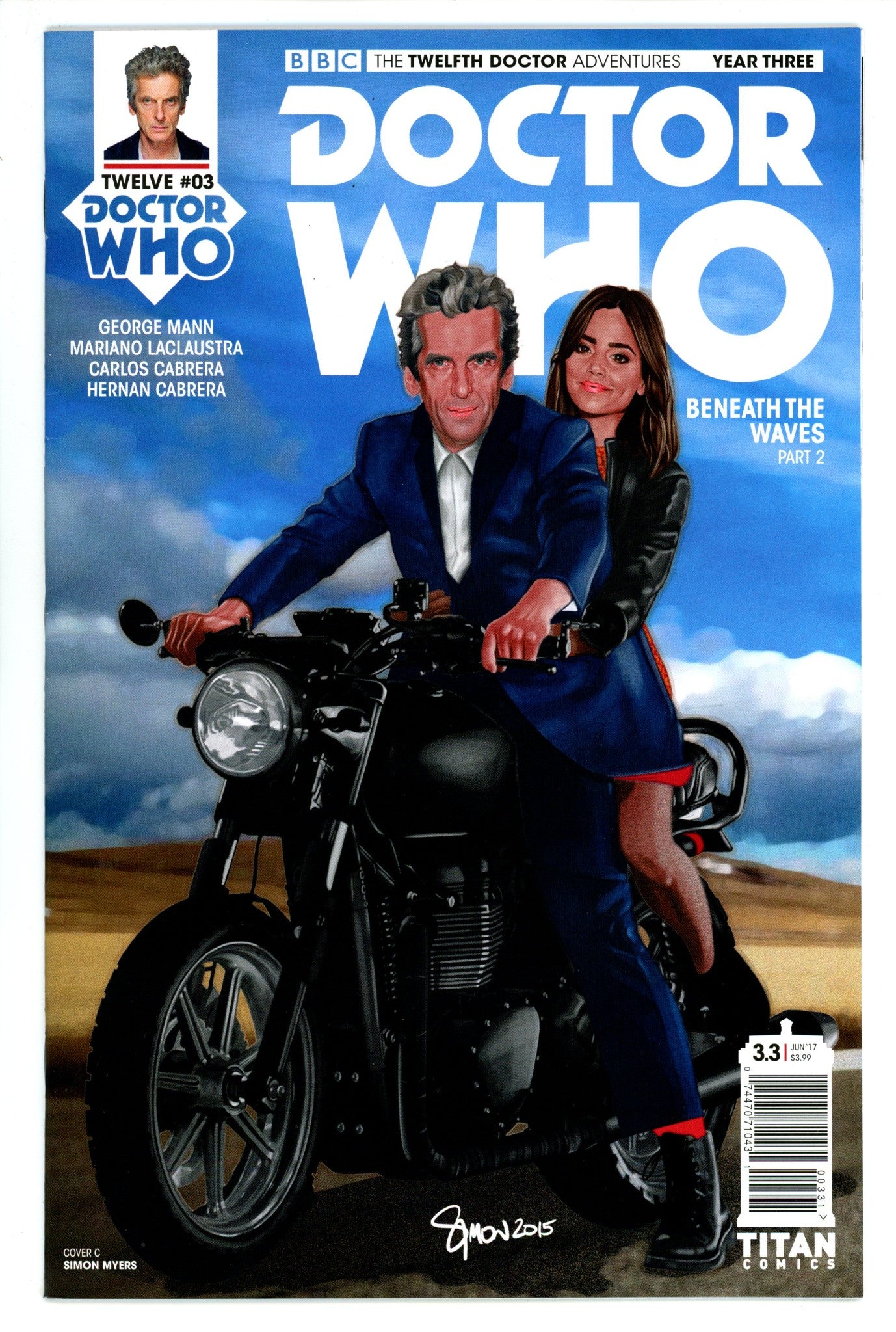 Doctor Who: The Twelfth Doctor, Year Three 3 High Grade (2017) Myers Variant 