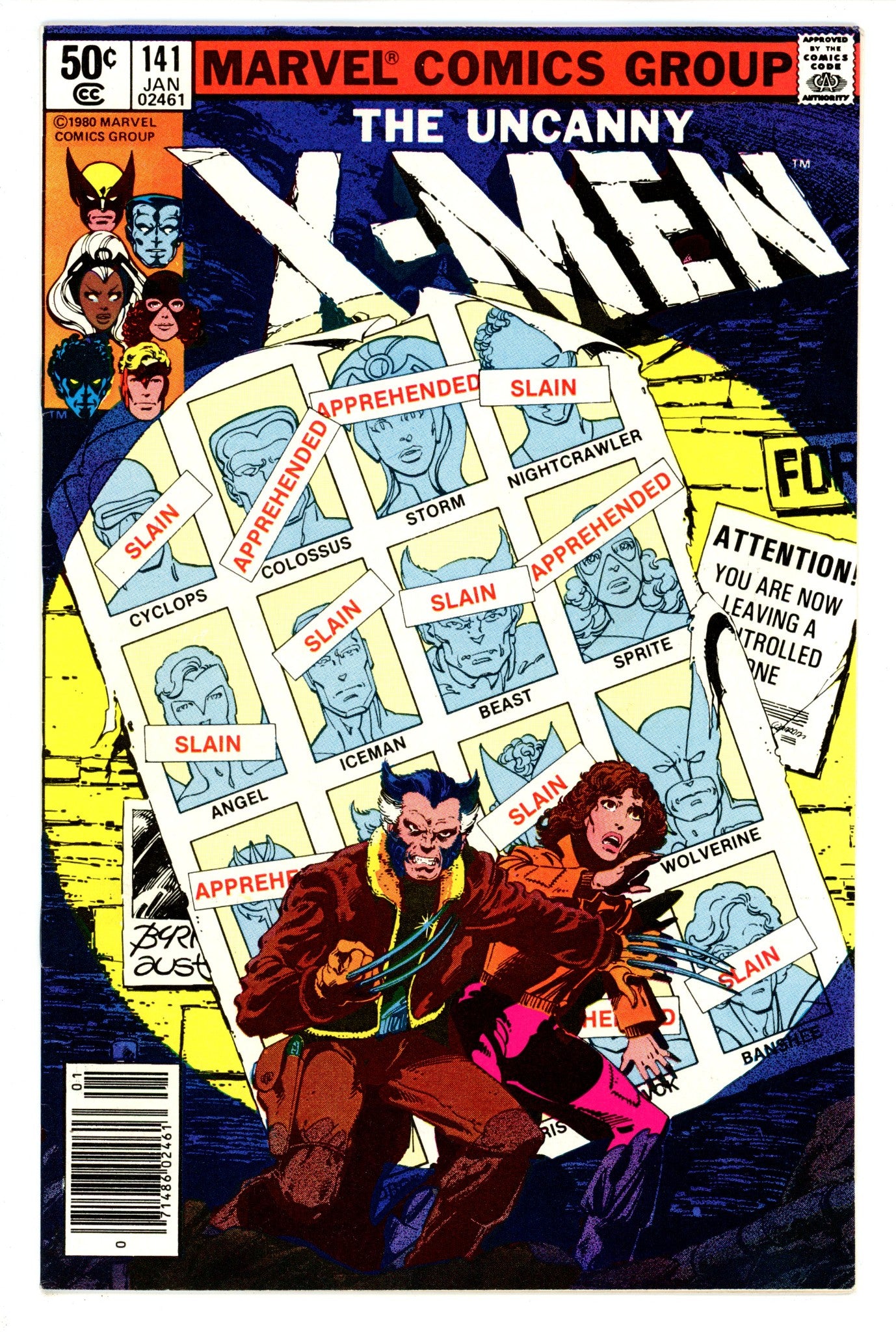 The X-Men Vol 1 141 VF (8.0) (1981) Newsstand 