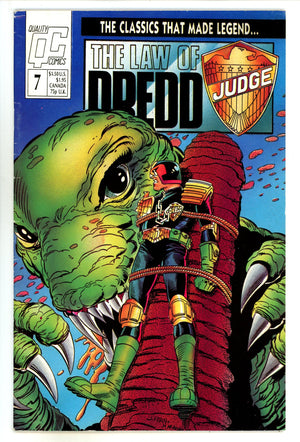 The Law of Dredd 7 Mid Grade (1989)