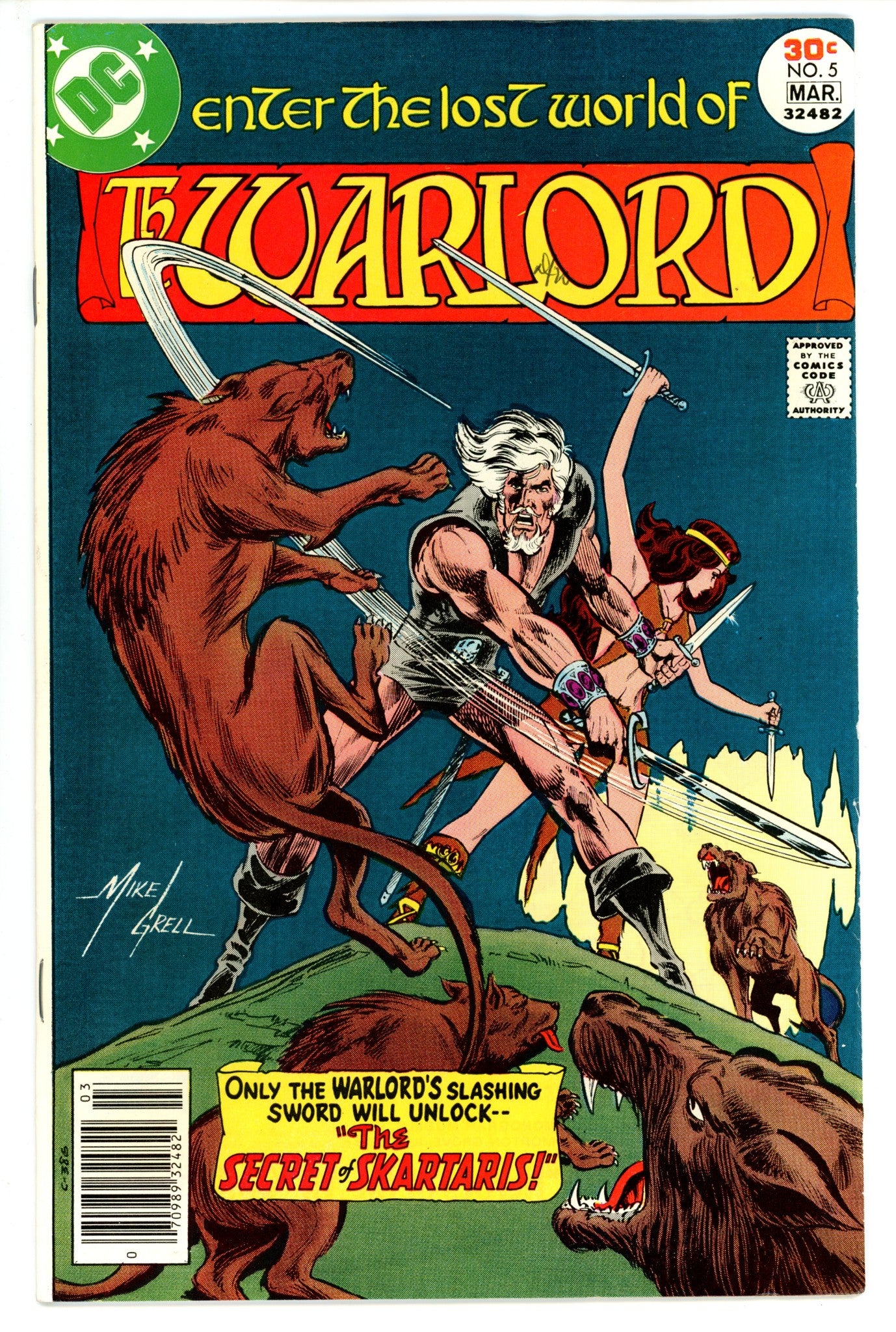 Warlord Vol 1 5 NM- (1977)