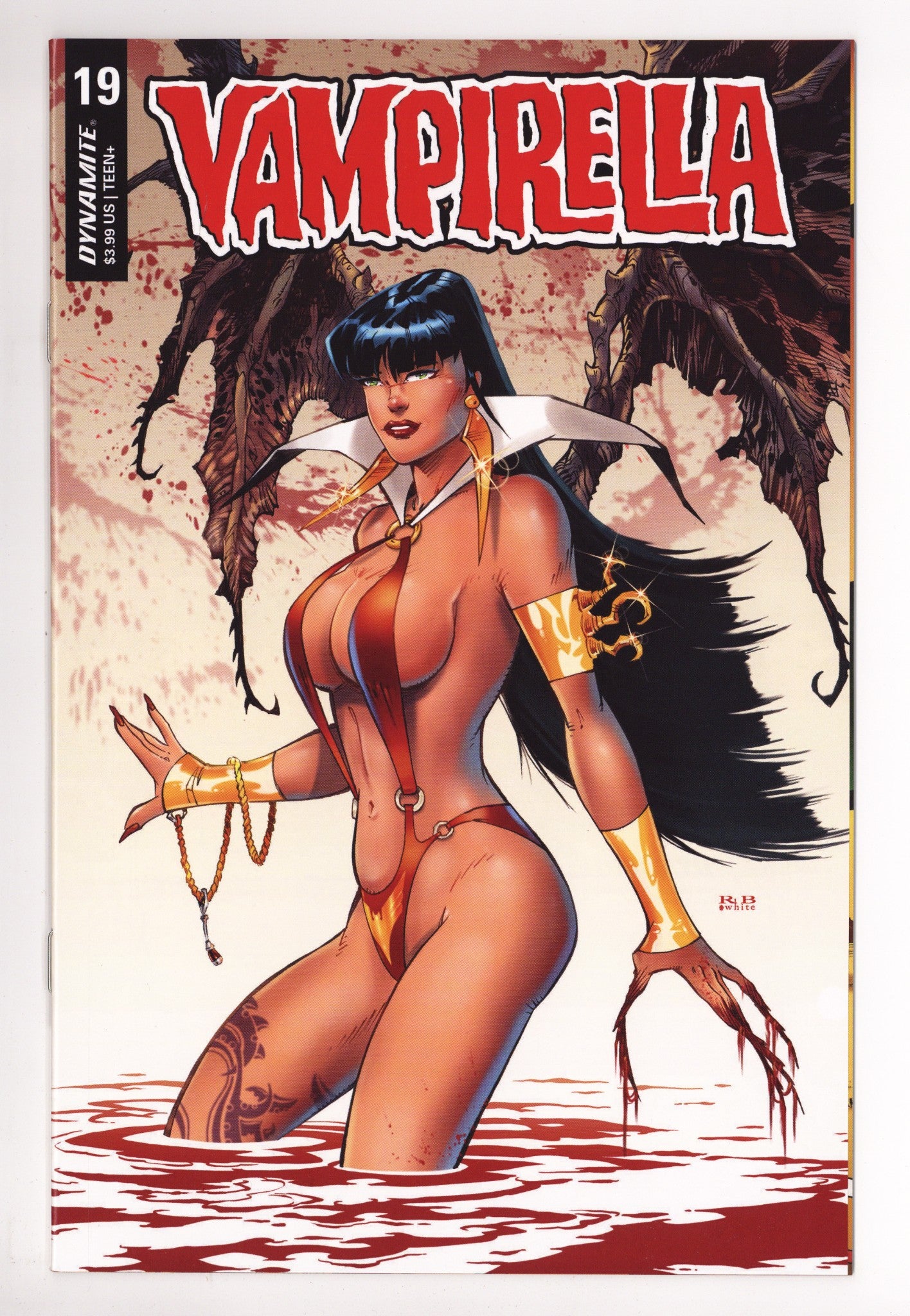 Vampirella Vol 6 19  High Grade   (2021) White     Variant  