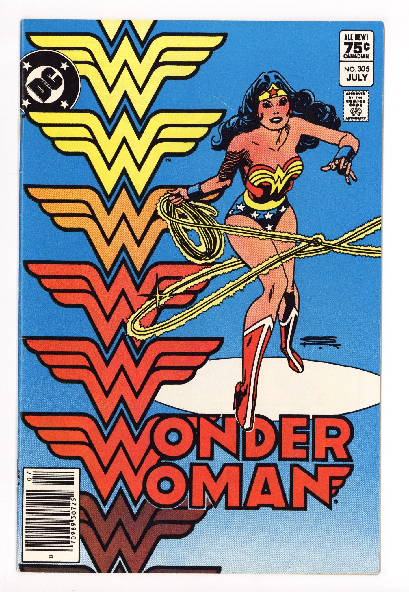 Wonder Woman Vol 1 305 VF (8.0) (1983) Canadian Price Variant 